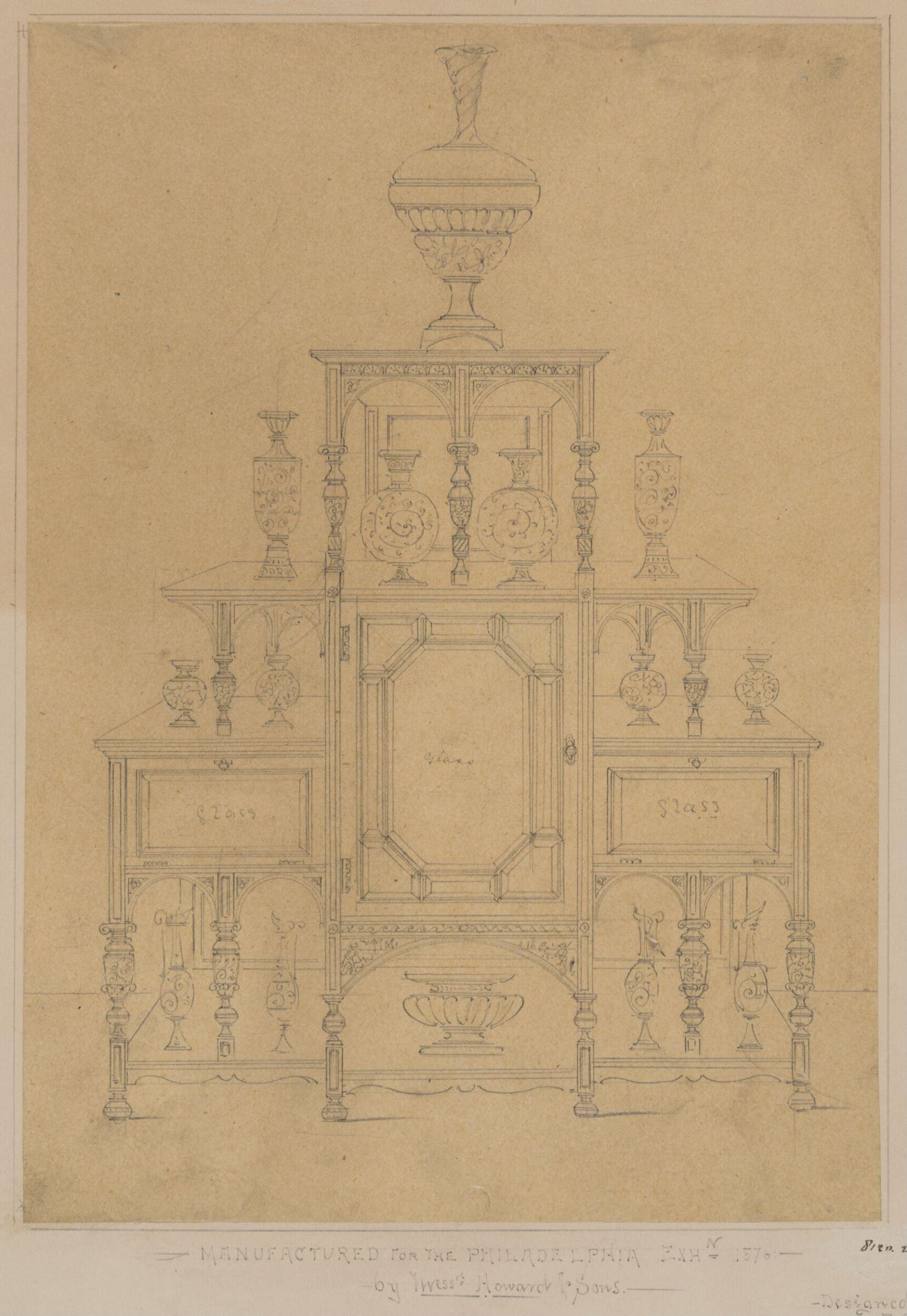 Drawing, R. Charles, 1868-1876