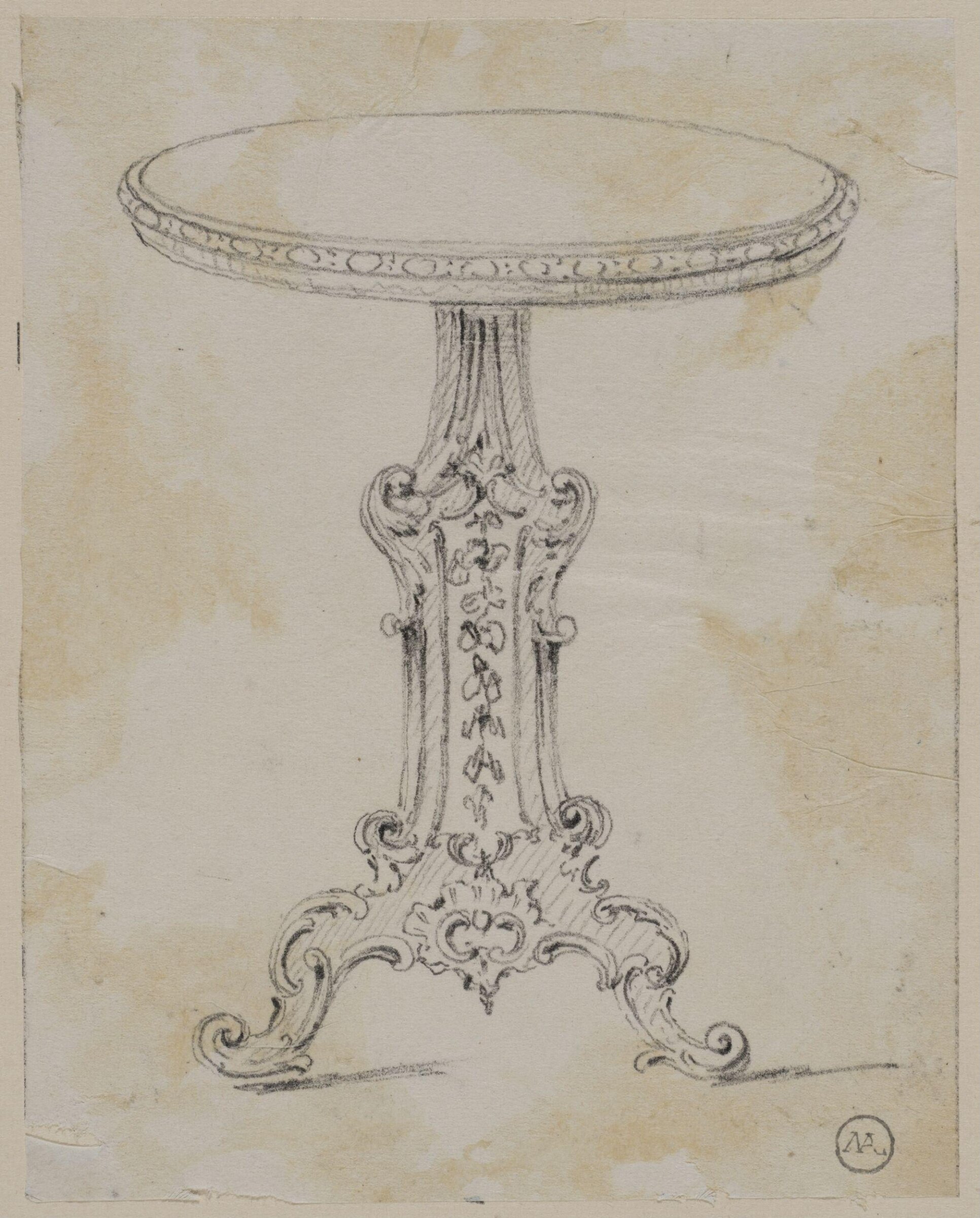 Designs for furniture and wall decoration, James Crabb, ca. mid 19th century