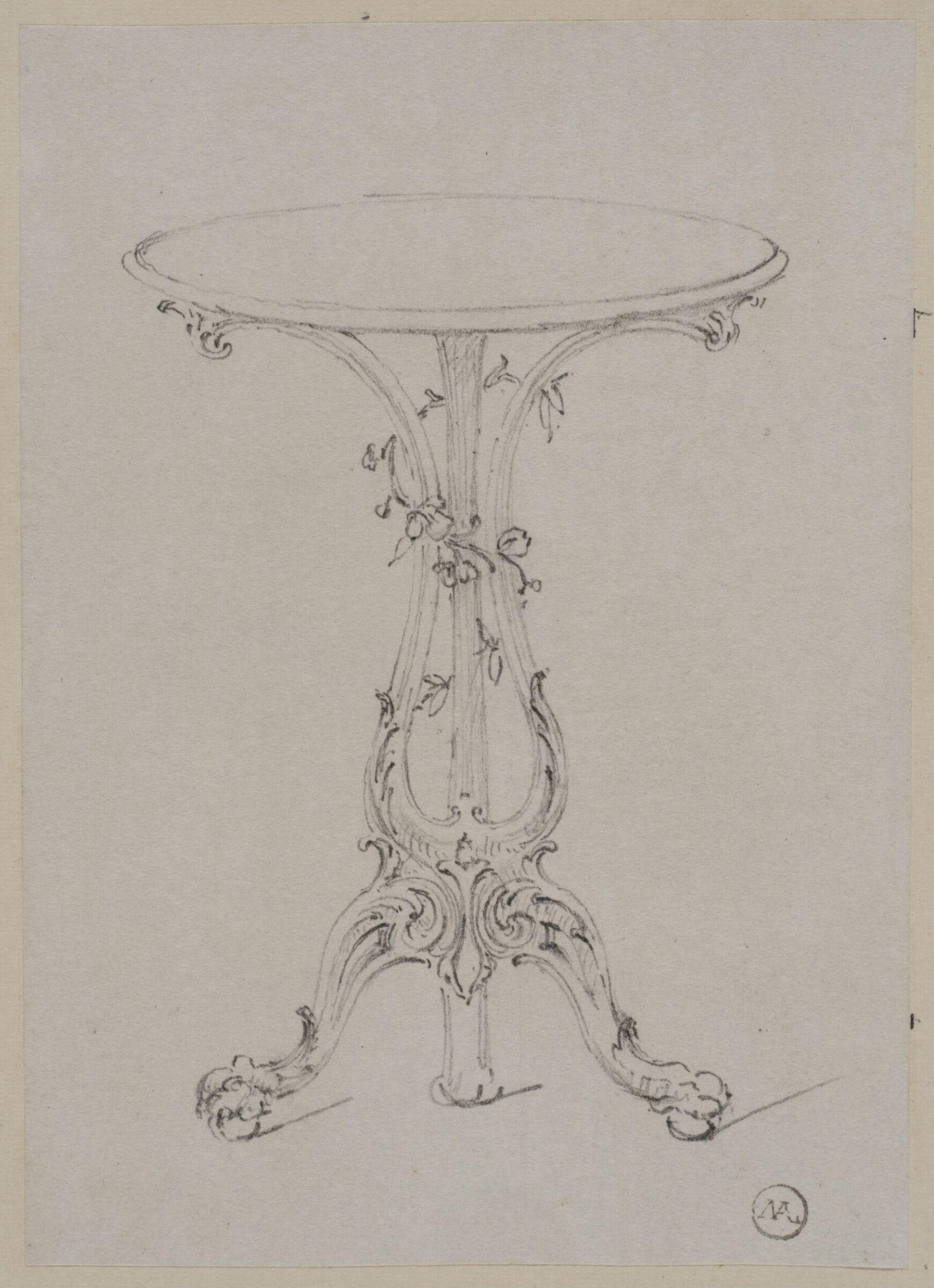 Designs for furniture and wall decoration, James Crabb, ca. mid 19th century