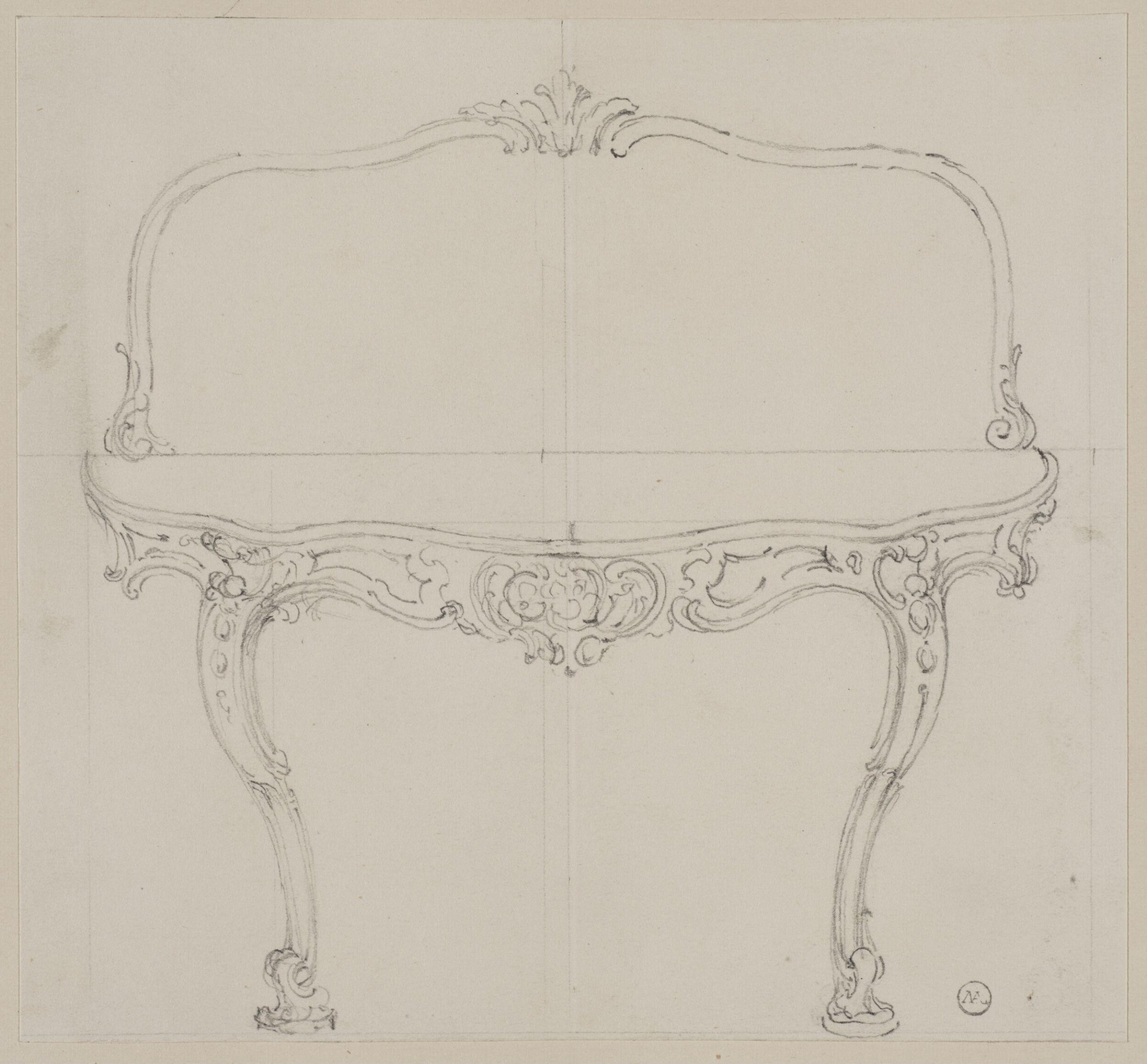 Designs for furniture and wall decoration, James Crabb, ca. mid 19th century
