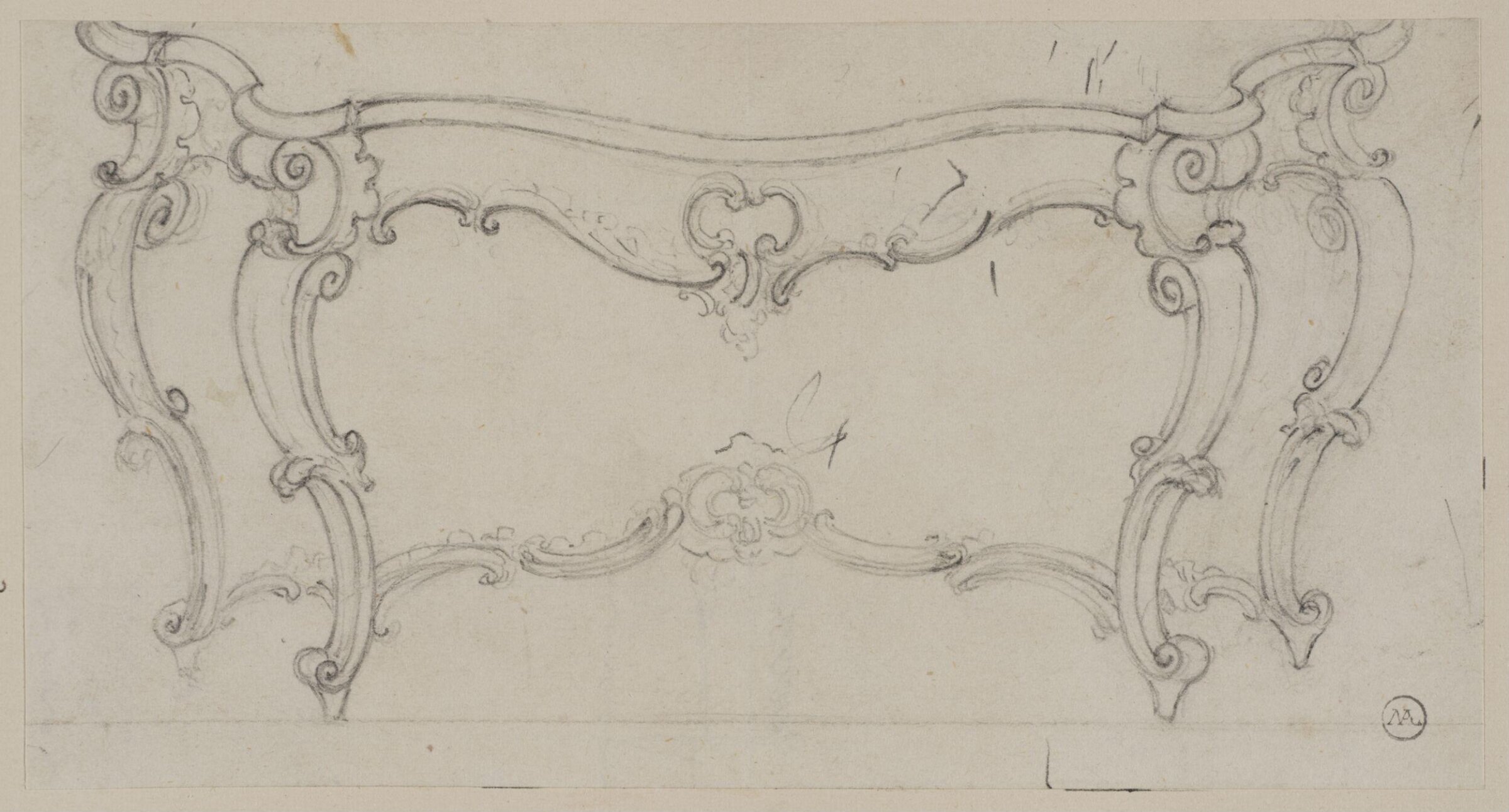 Designs for furniture and wall decoration, James Crabb, ca. mid 19th century