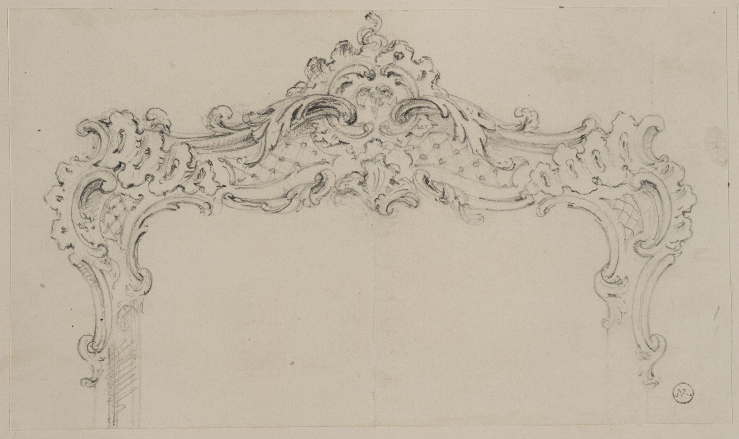 Designs for furniture and wall decoration, James Crabb, ca. mid 19th century