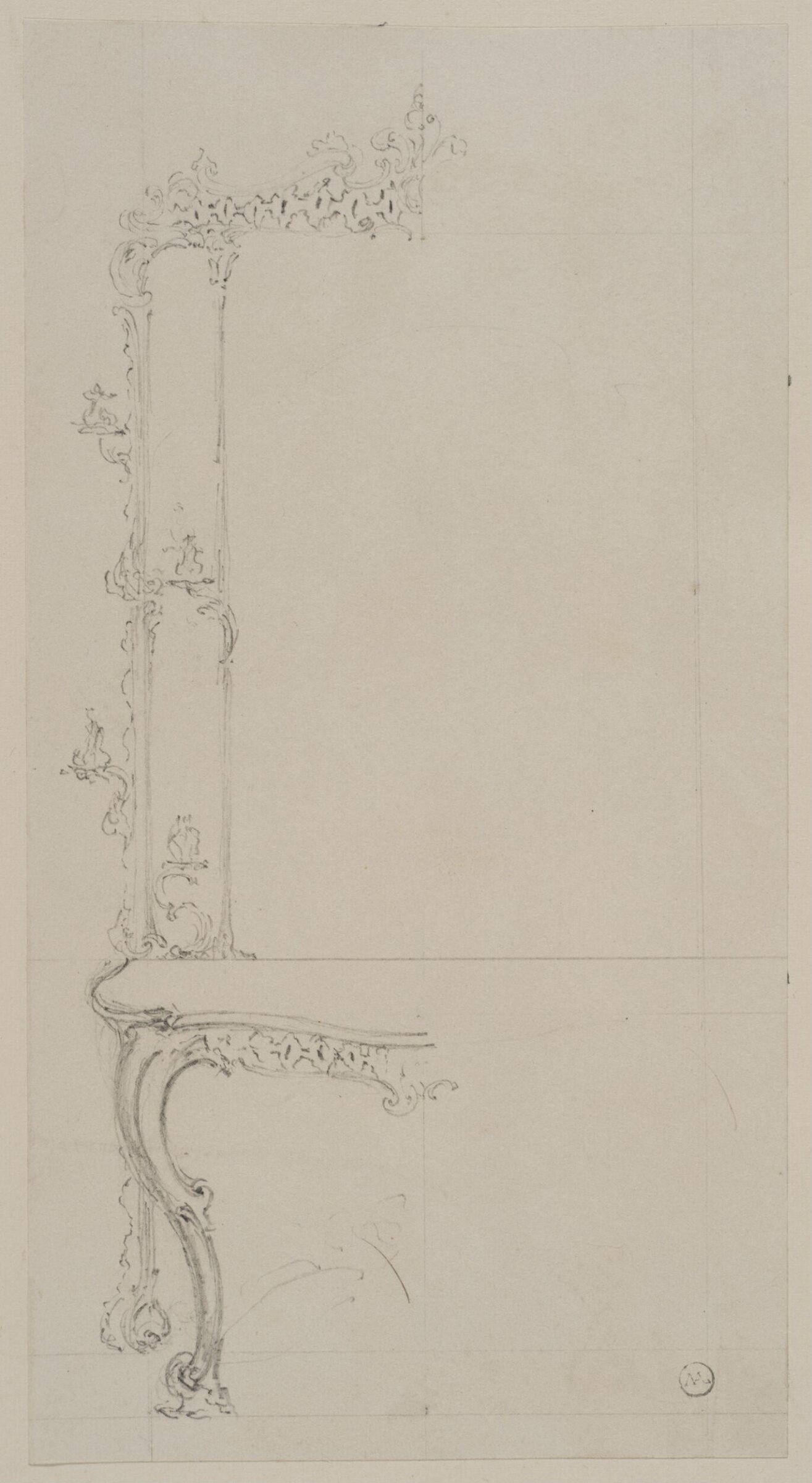Designs for furniture and wall decoration, James Crabb, ca. mid 19th century