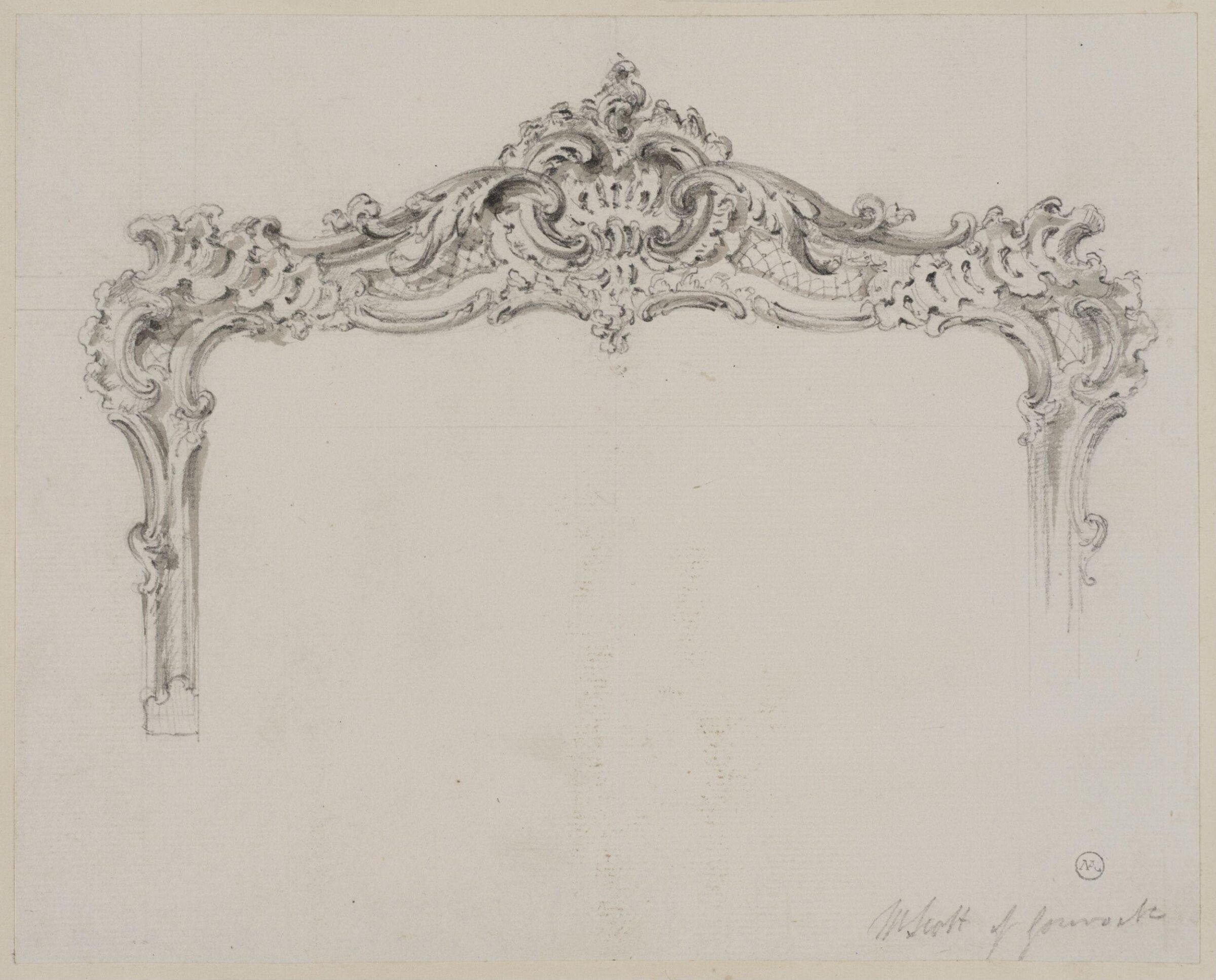 Designs for furniture and wall decoration, James Crabb, ca. mid 19th century