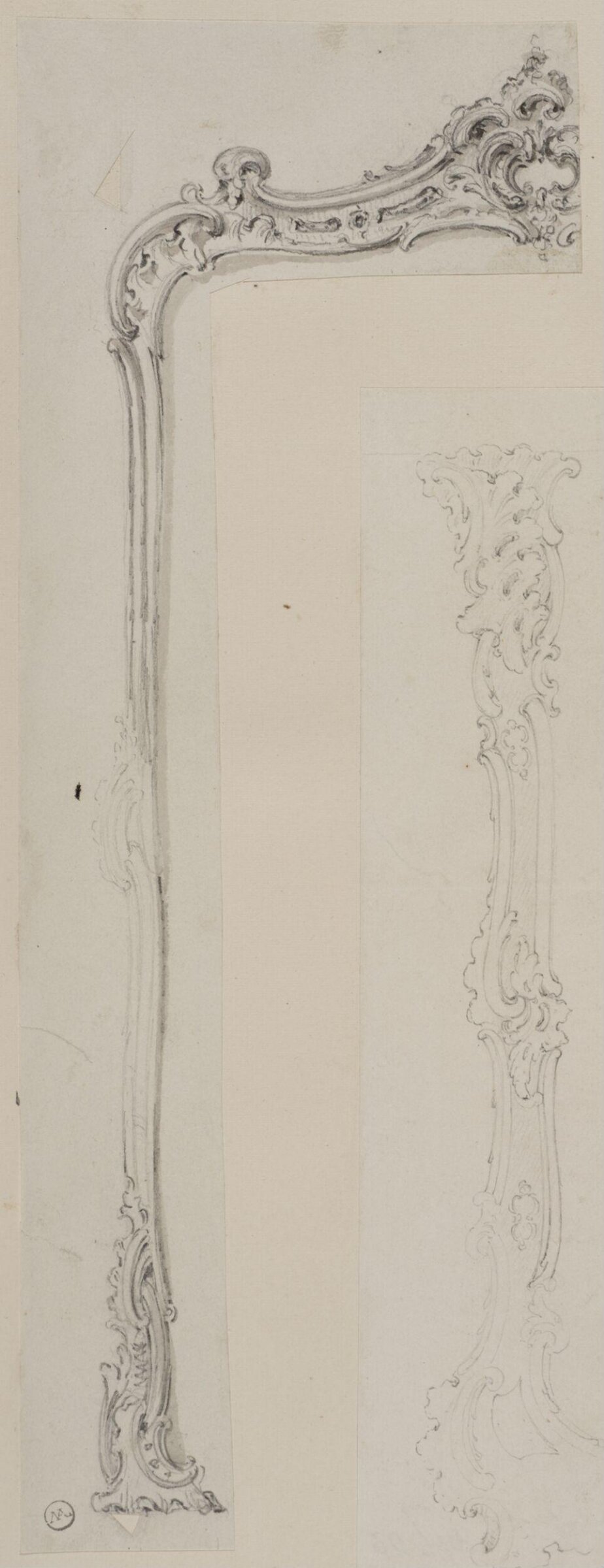 Designs for furniture and wall decoration, James Crabb, ca. mid 19th century