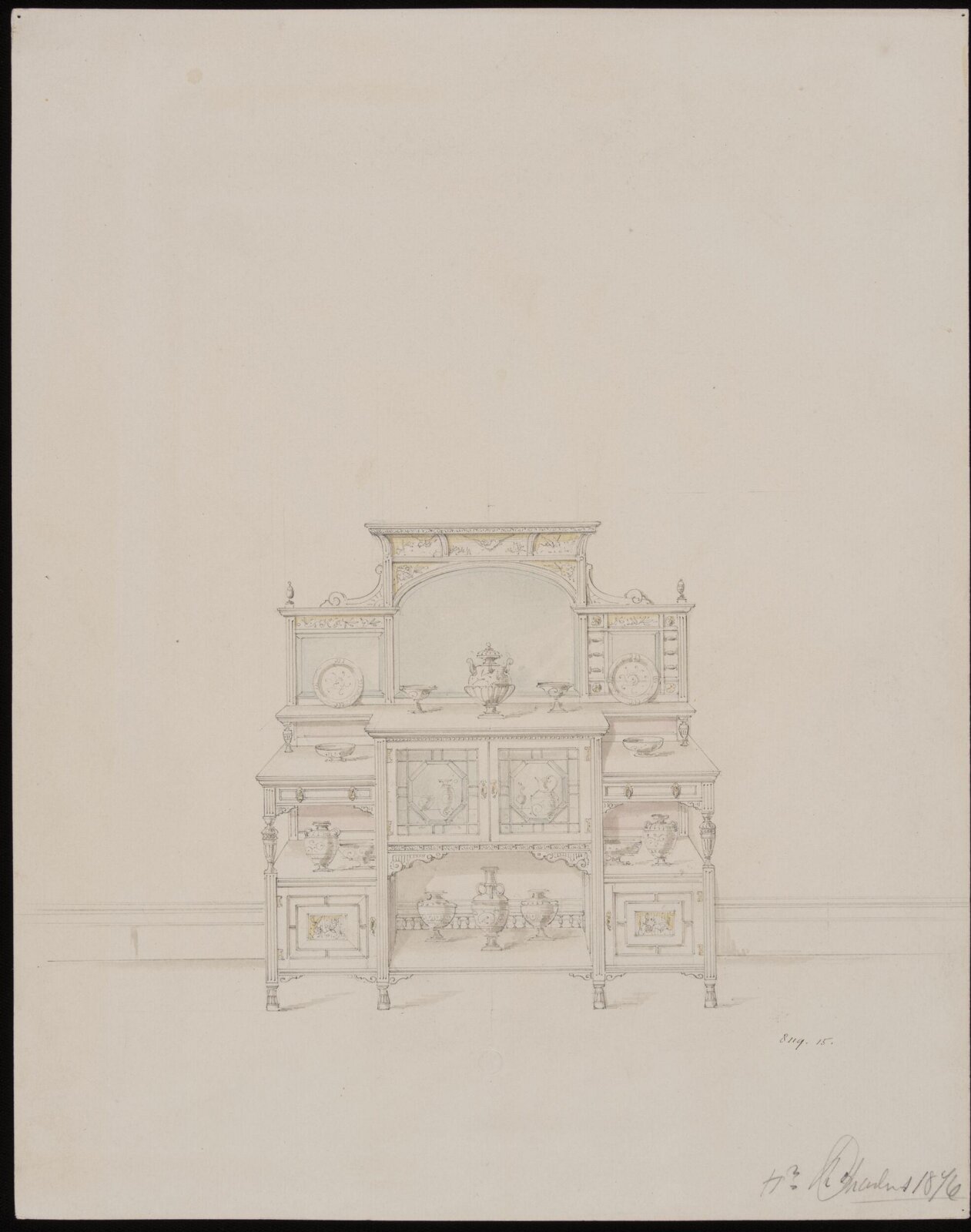 Drawing, R. Charles, 1868-1876