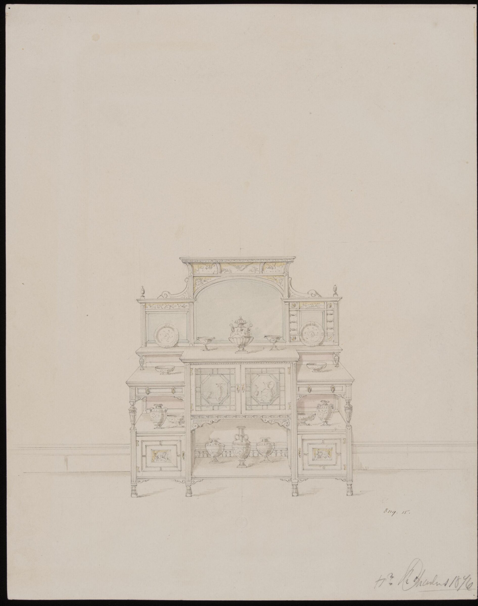 Drawing, R. Charles, 1868-1876
