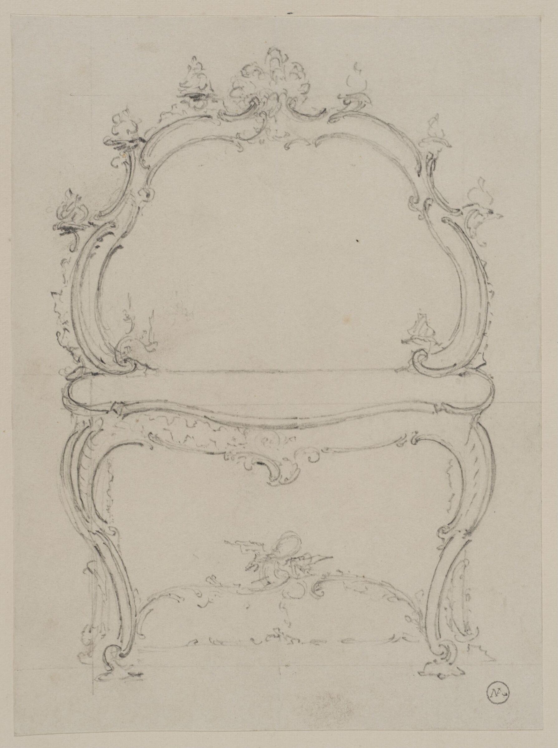 Designs for furniture and wall decoration, James Crabb, ca. mid 19th century
