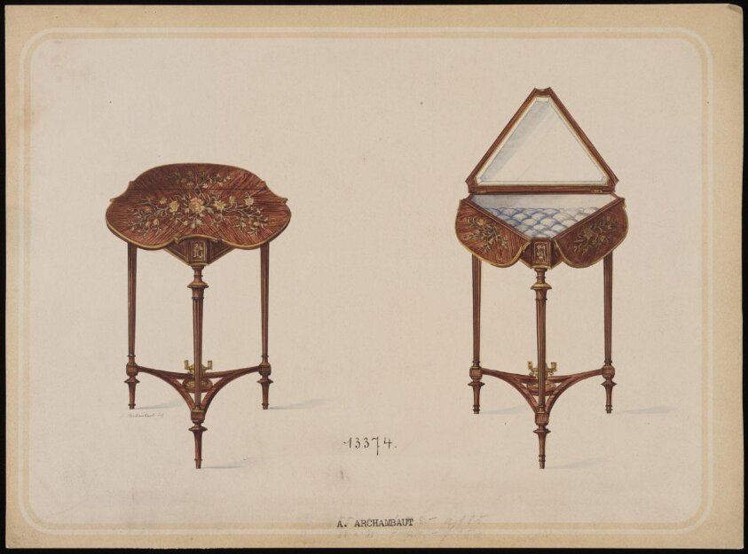 Furniture design — Archambaut, A. — mid 19th century