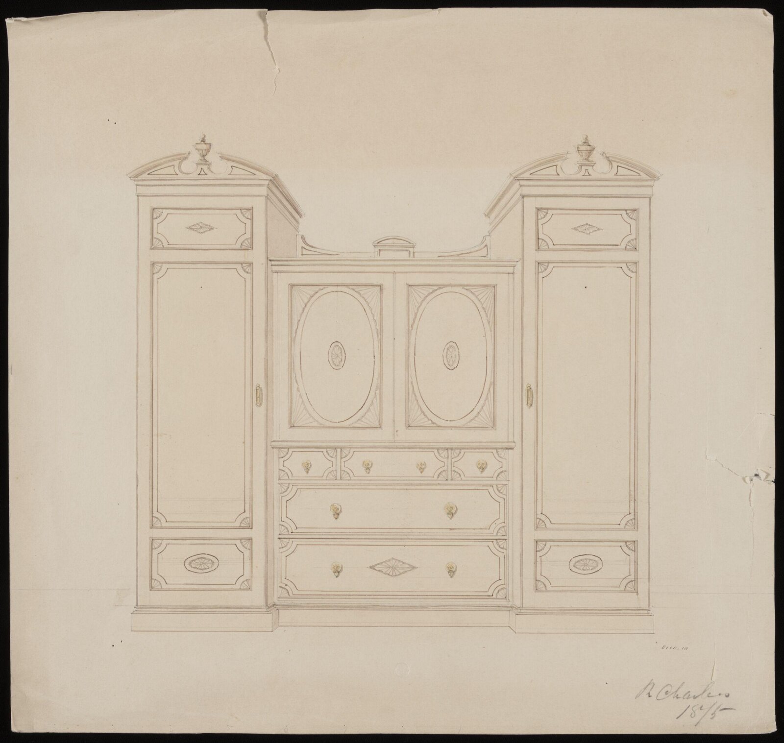 Drawing, R. Charles, 1868-1876