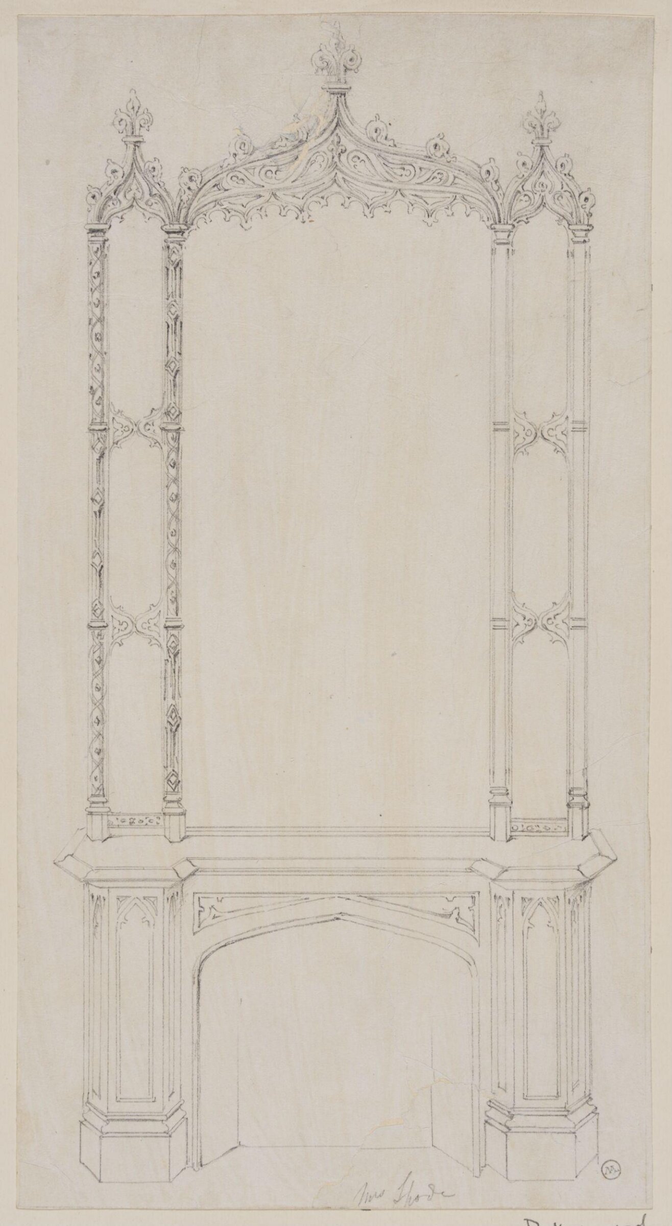 Designs for furniture and wall decoration, James Crabb, ca. mid 19th century