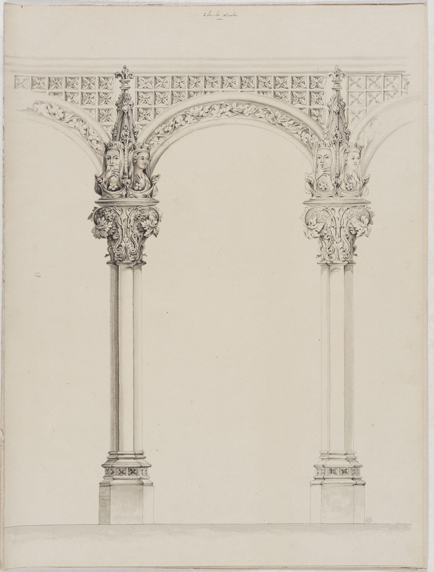 Designs for furniture and wall decoration, James Crabb, ca. mid 19th century