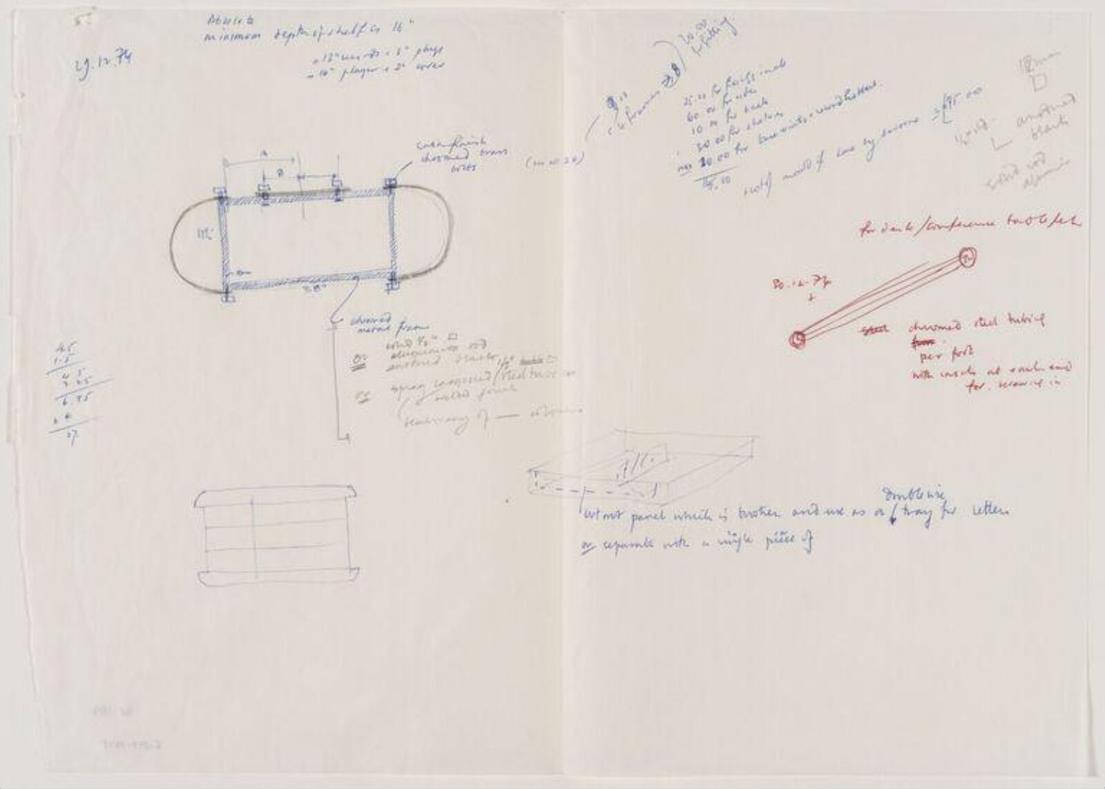 Drawing, Alain Bouvier, 1974