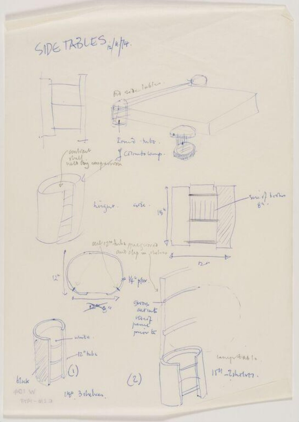 Drawing, Alain Bouvier, 1974