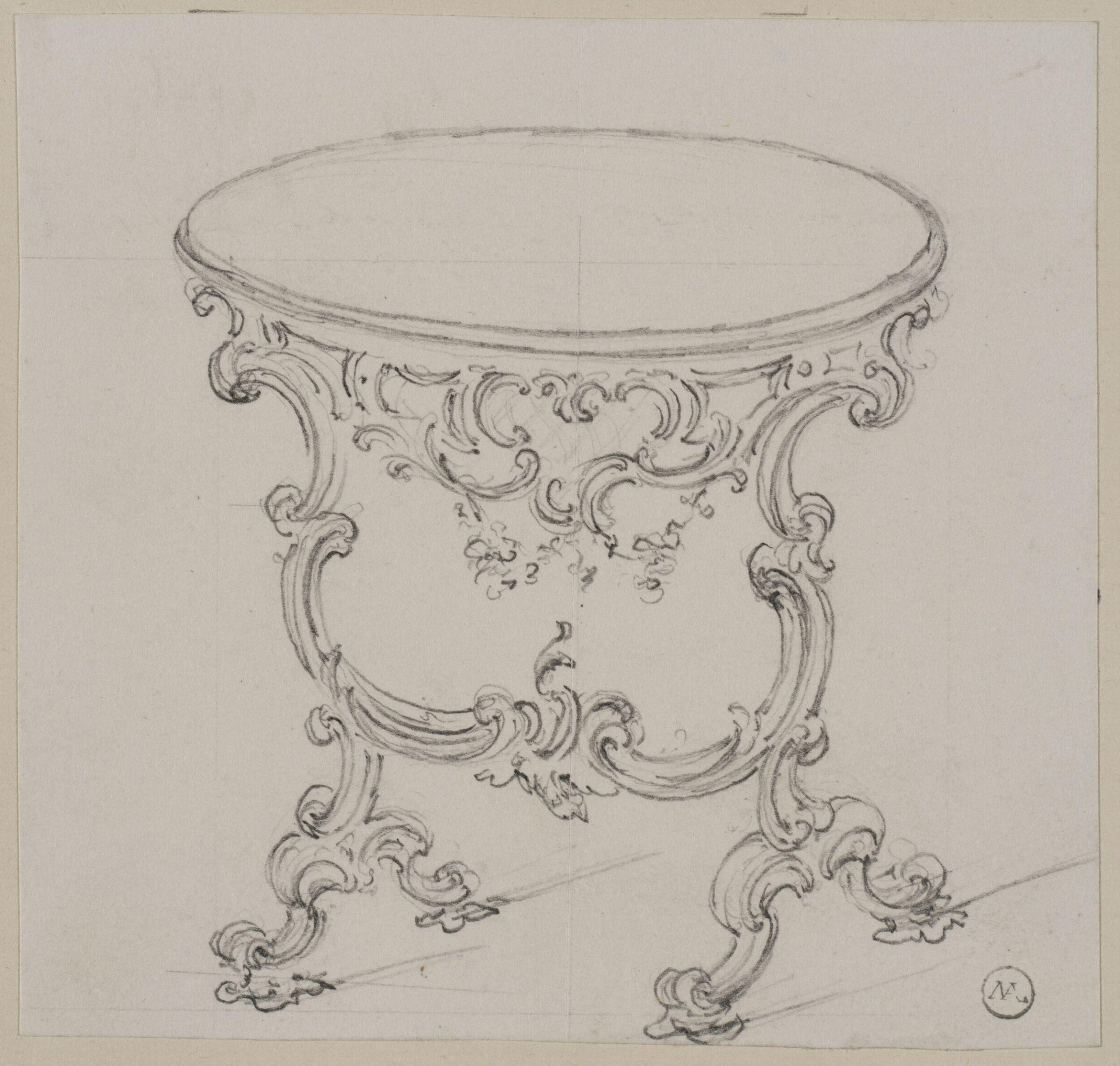 Designs for furniture and wall decoration, James Crabb, ca. mid 19th century