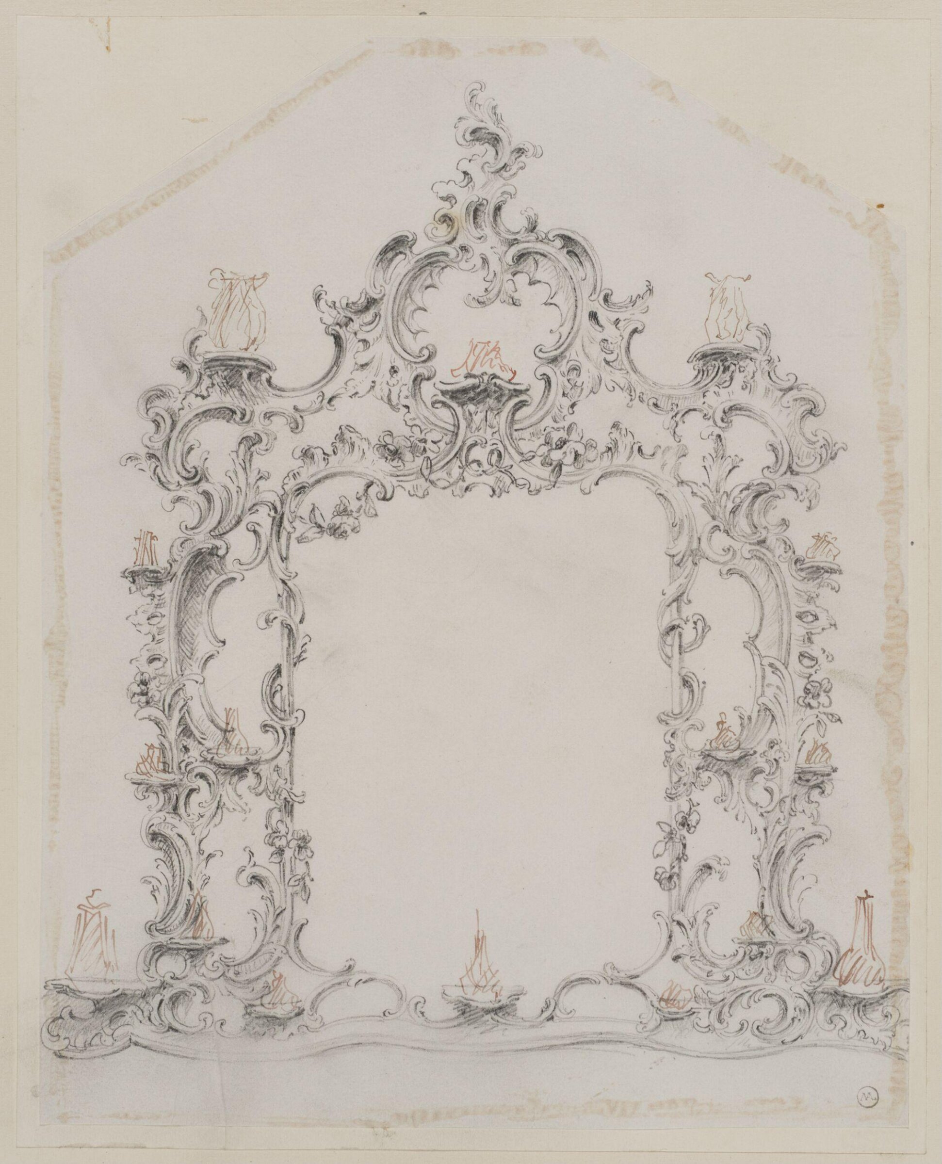 Designs for furniture and wall decoration, James Crabb, ca. mid 19th century