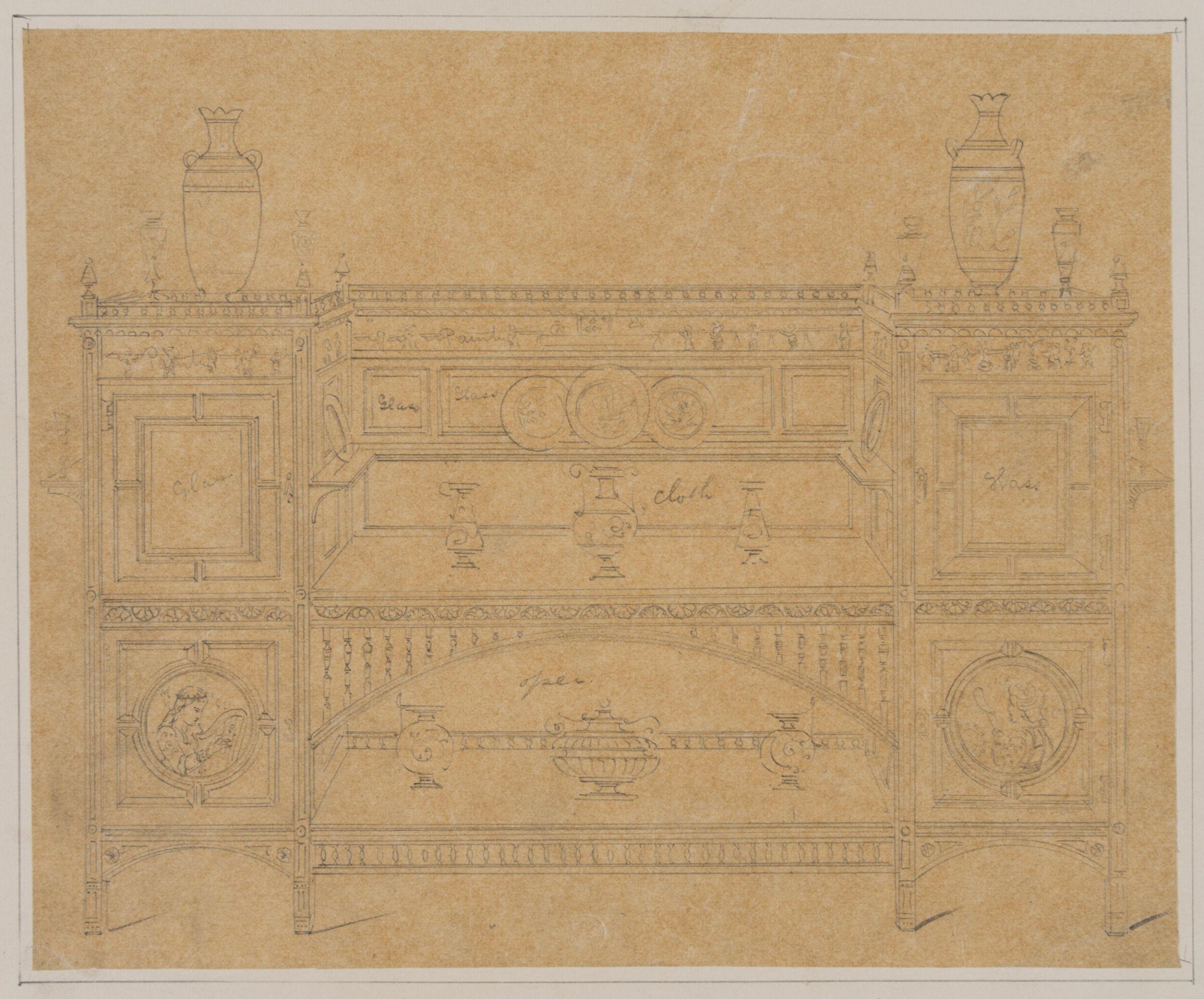 Drawing, R. Charles, 1868-1876