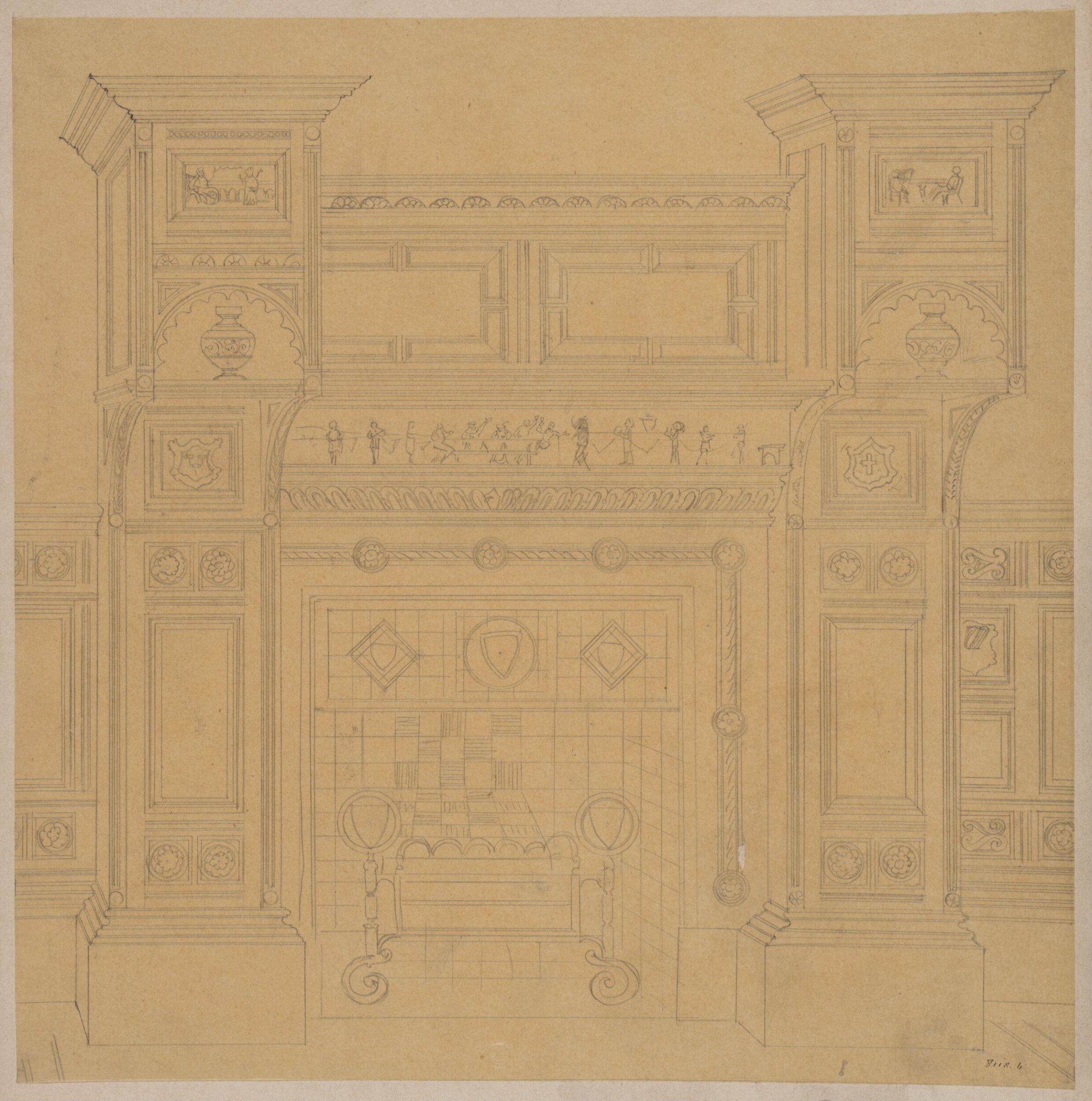 Drawing, R. Charles, 1868-1876