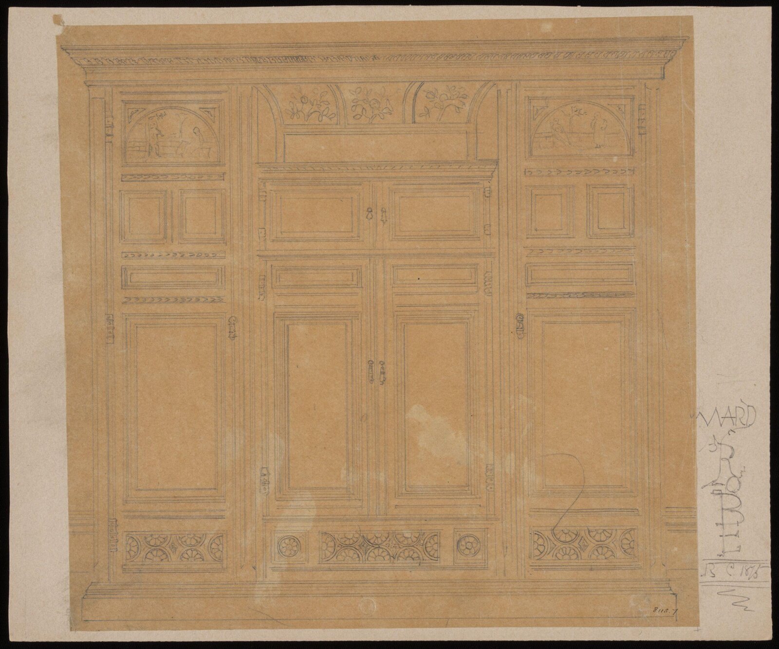 Drawing, R. Charles, 1868-1876