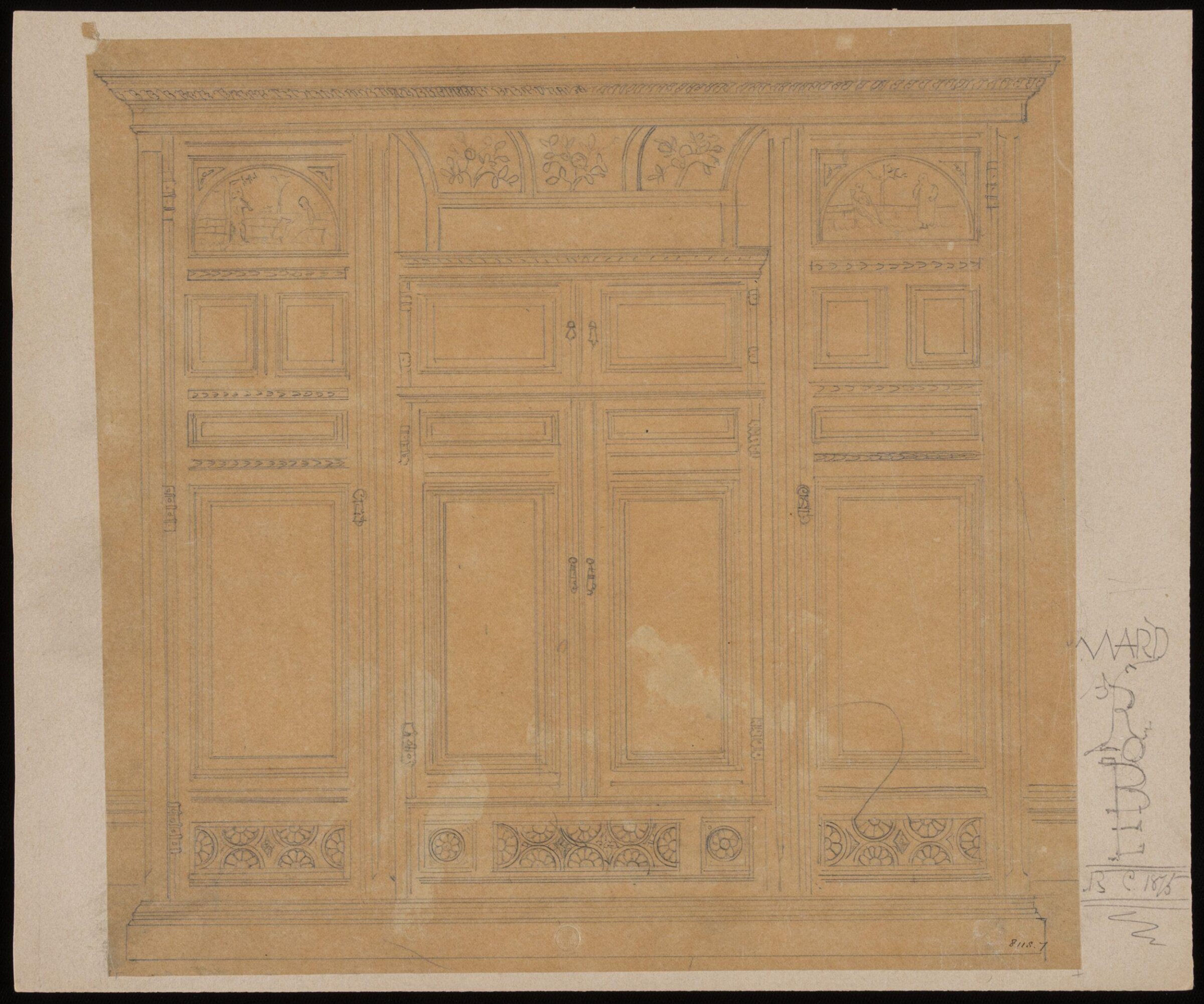 Drawing, R. Charles, 1868-1876