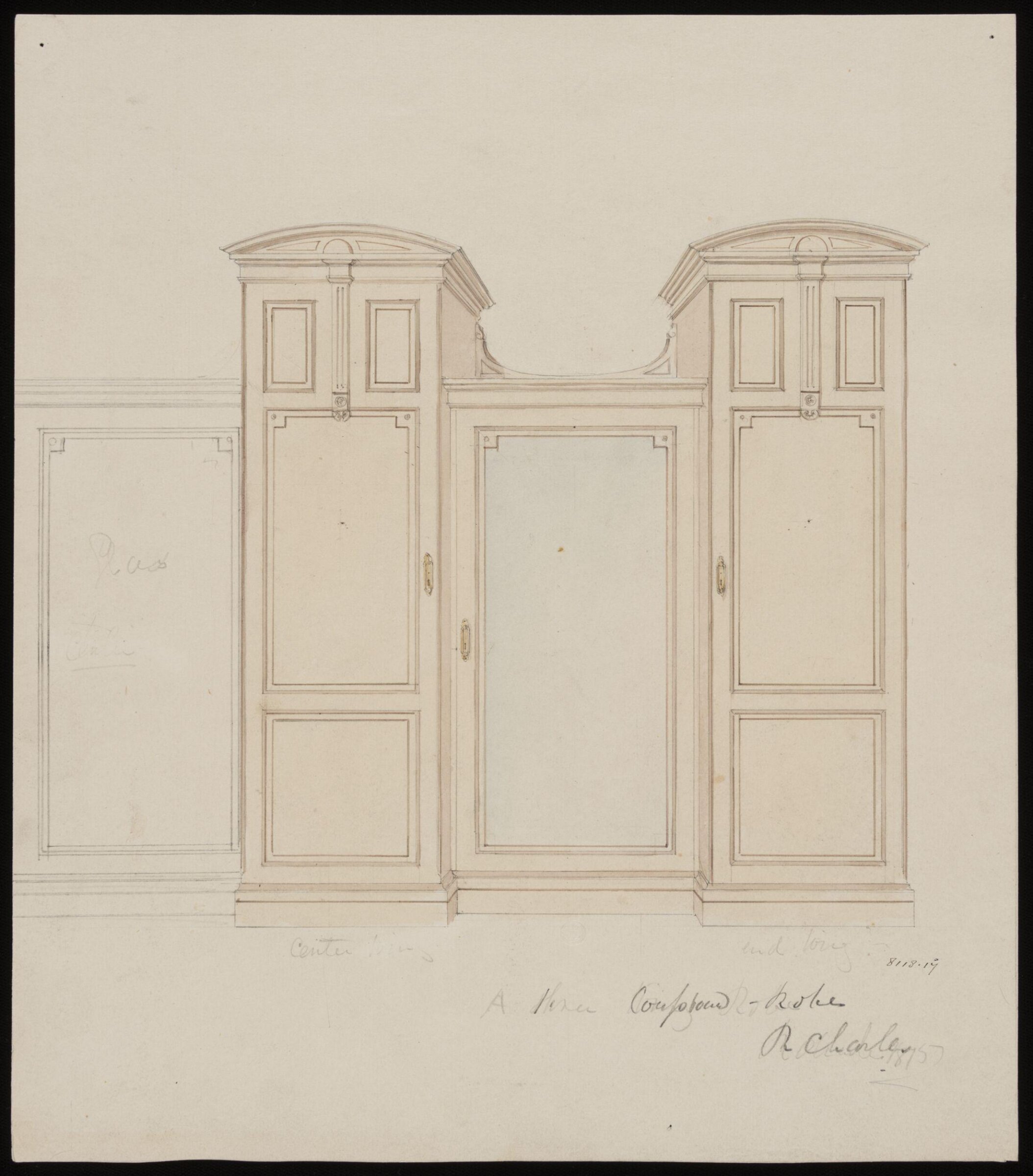 Drawing, R. Charles, 1868-1876