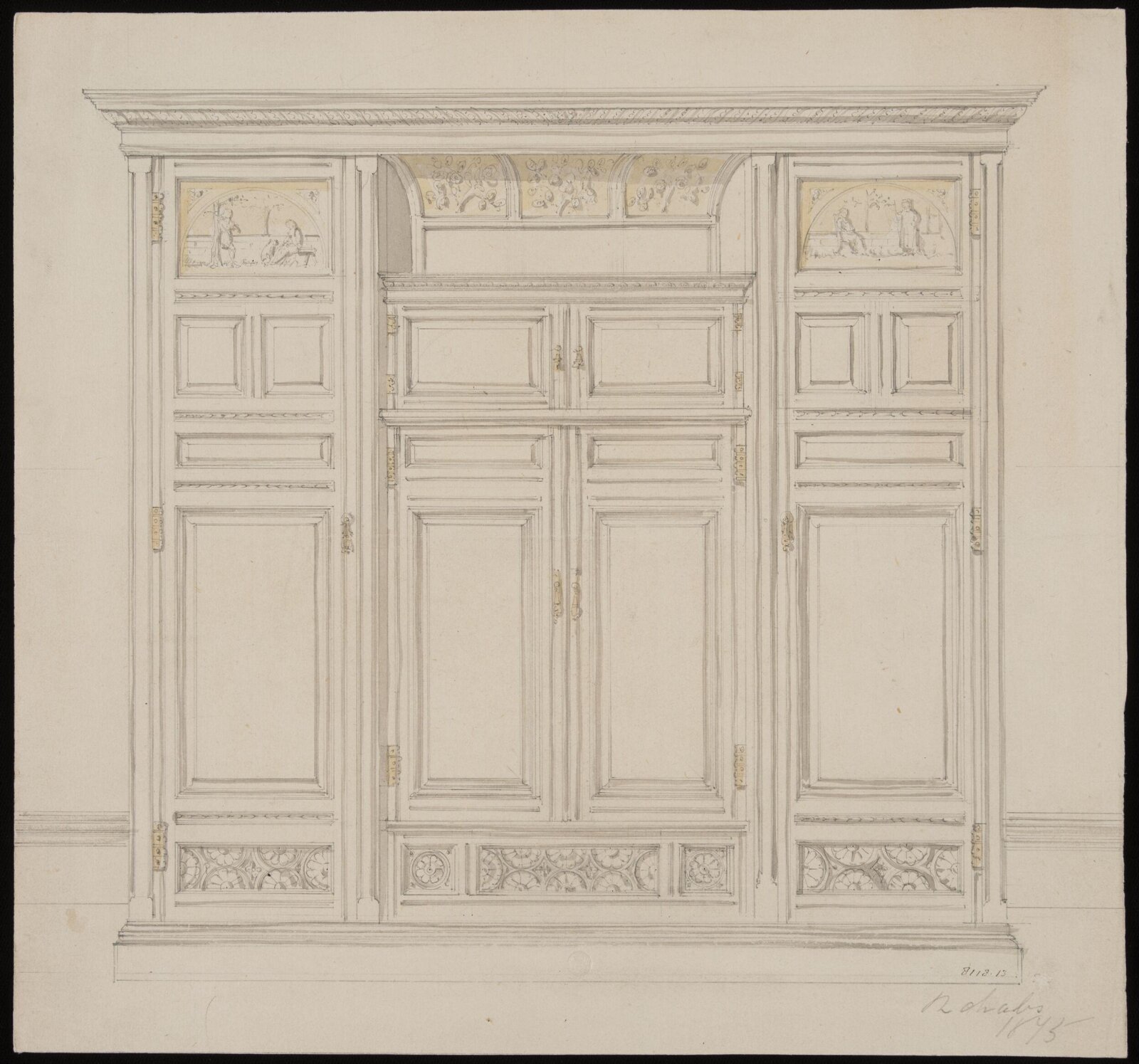 Drawing, R. Charles, 1868-1876