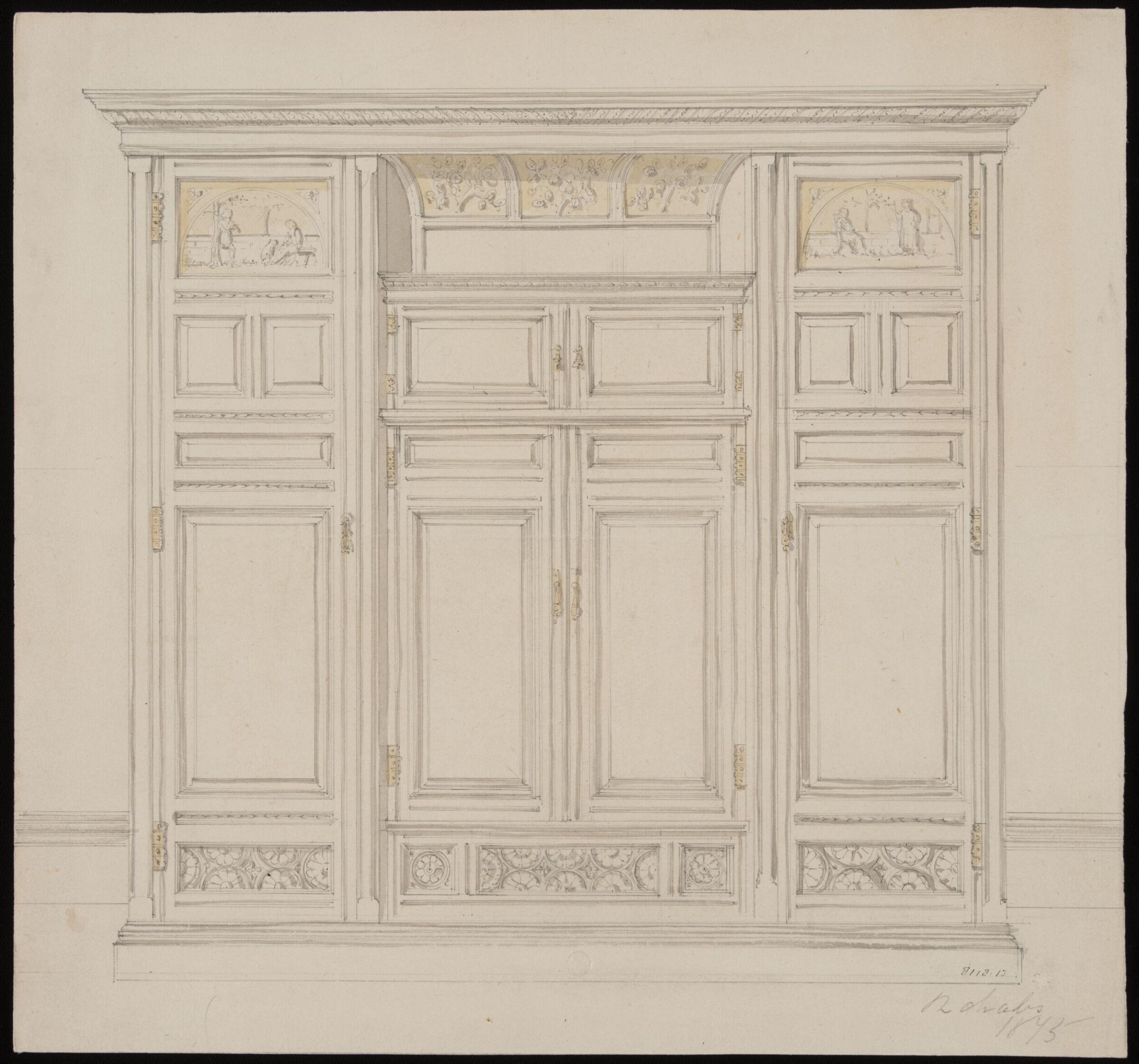 Drawing, R. Charles, 1868-1876