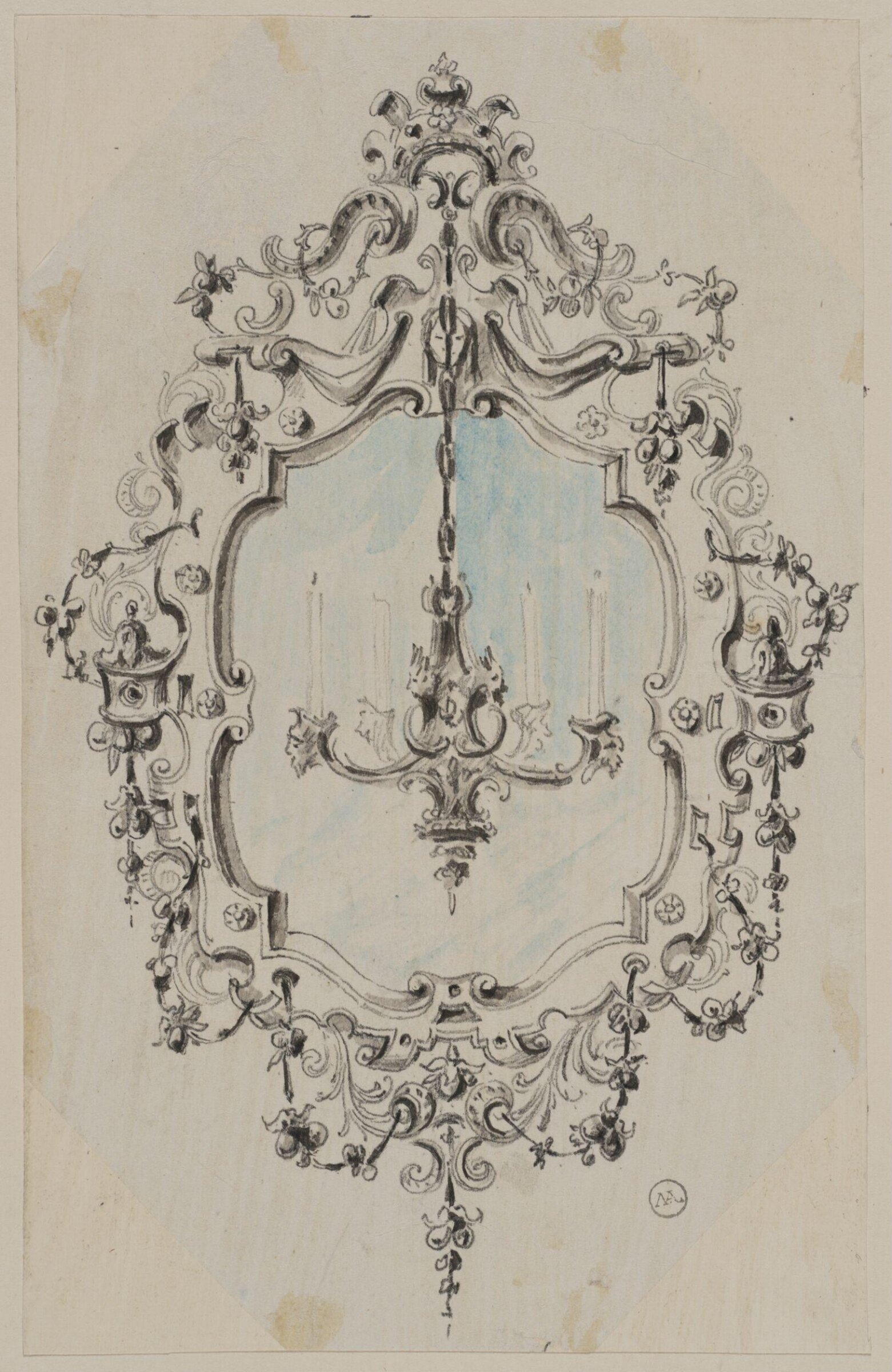 Designs for furniture and wall decoration, James Crabb, ca. mid 19th century