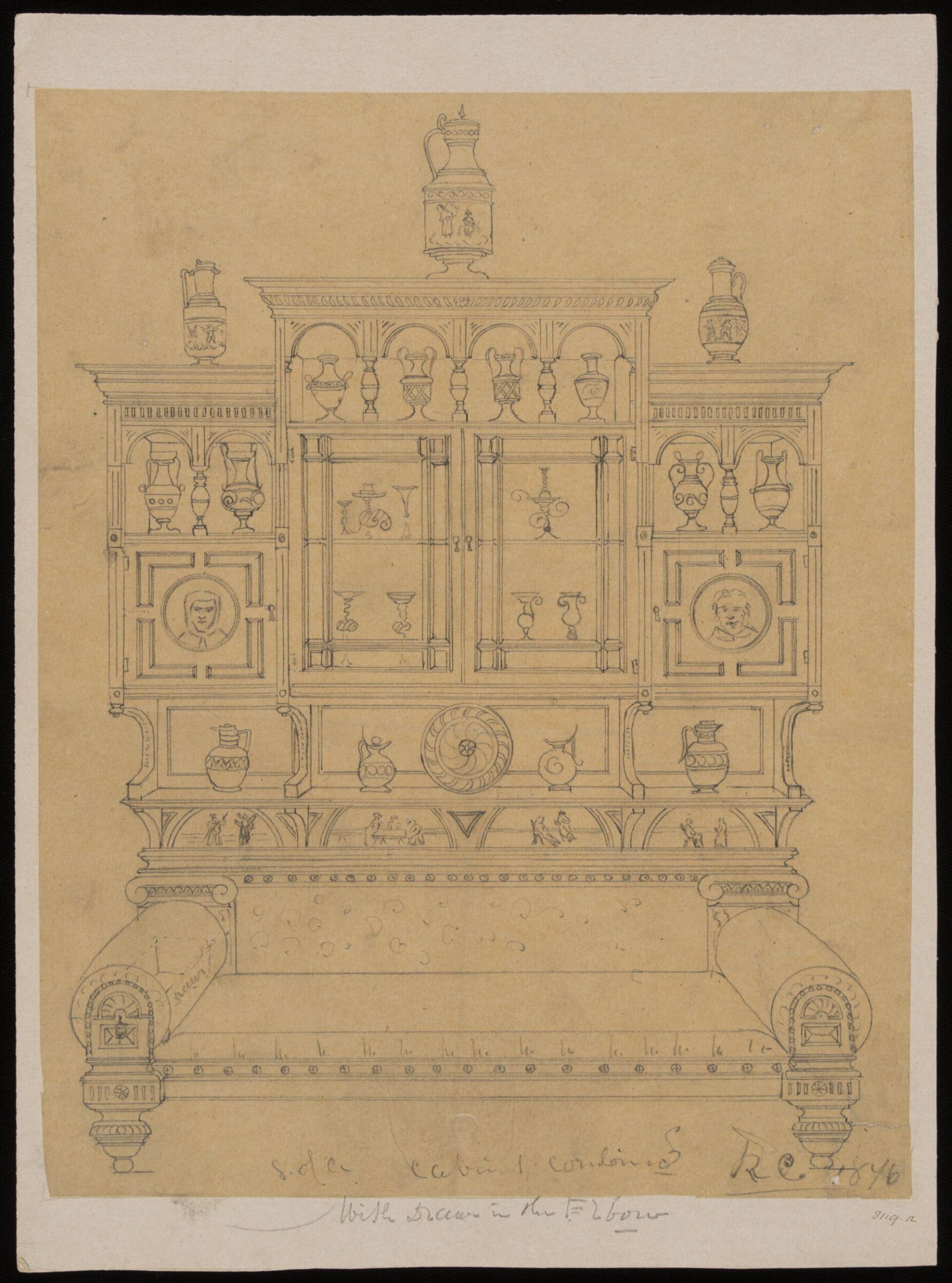 Drawing, R. Charles, 1868-1876