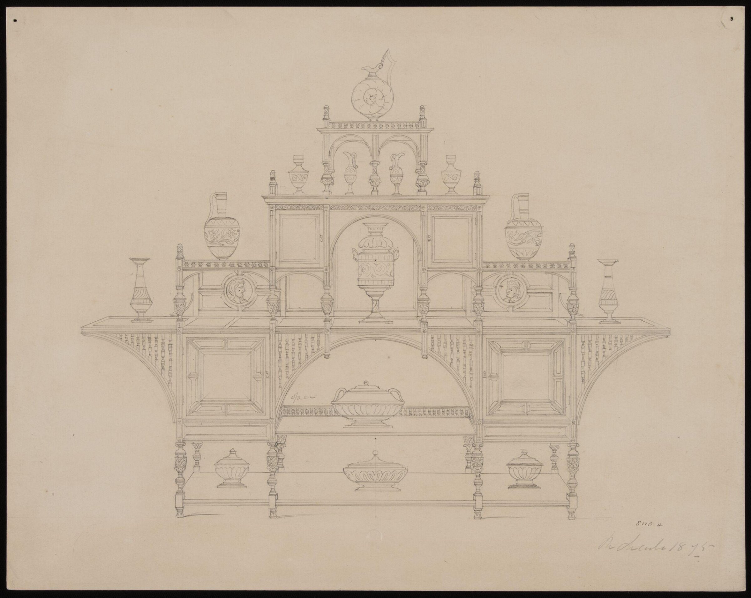 Drawing, R. Charles, 1868-1876