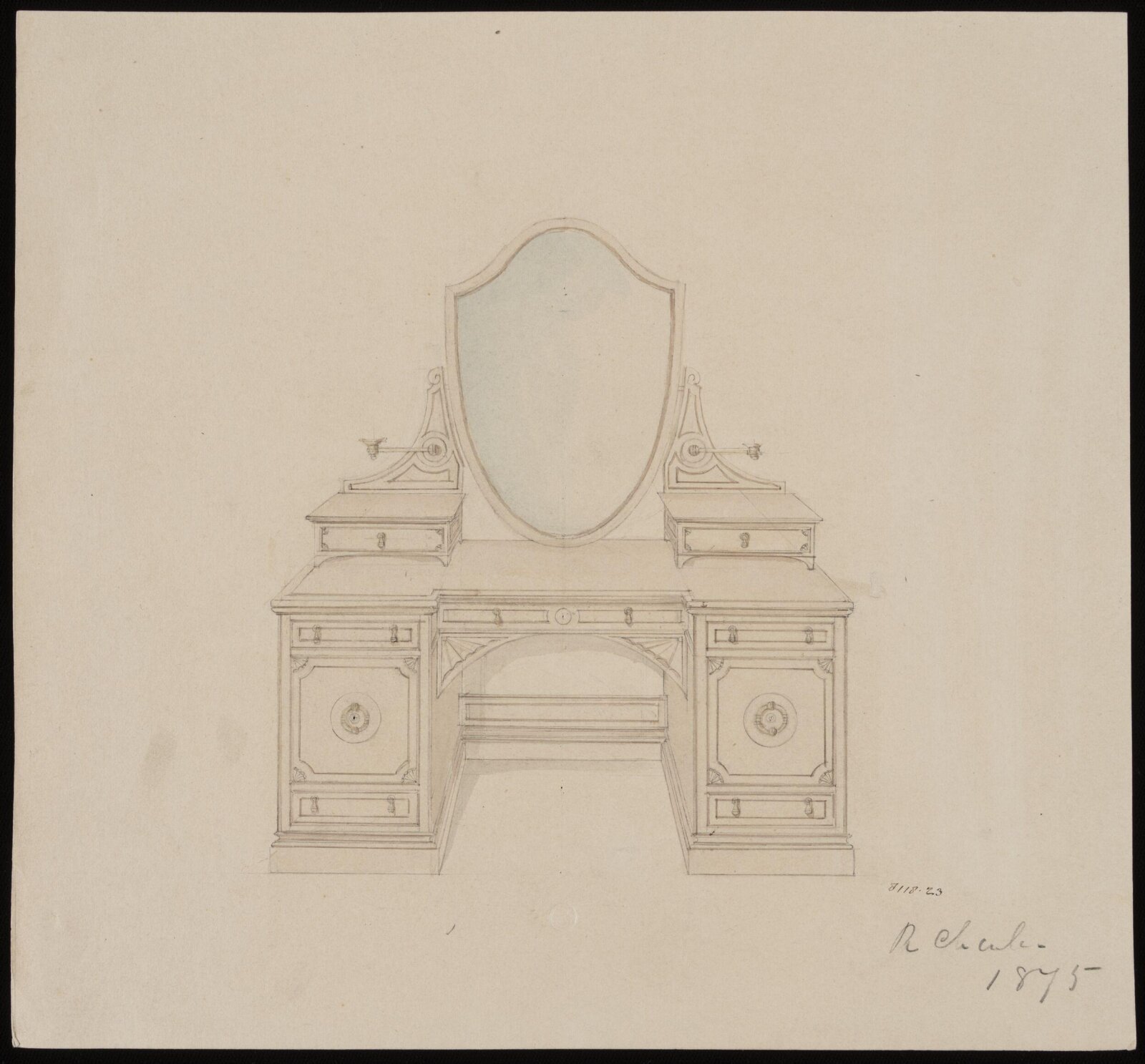 Drawing, R. Charles, 1868-1876