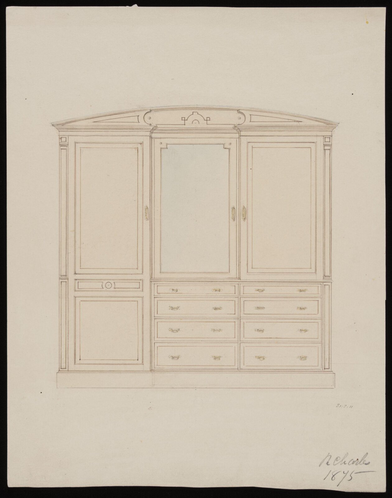 Drawing, R. Charles, 1868-1876
