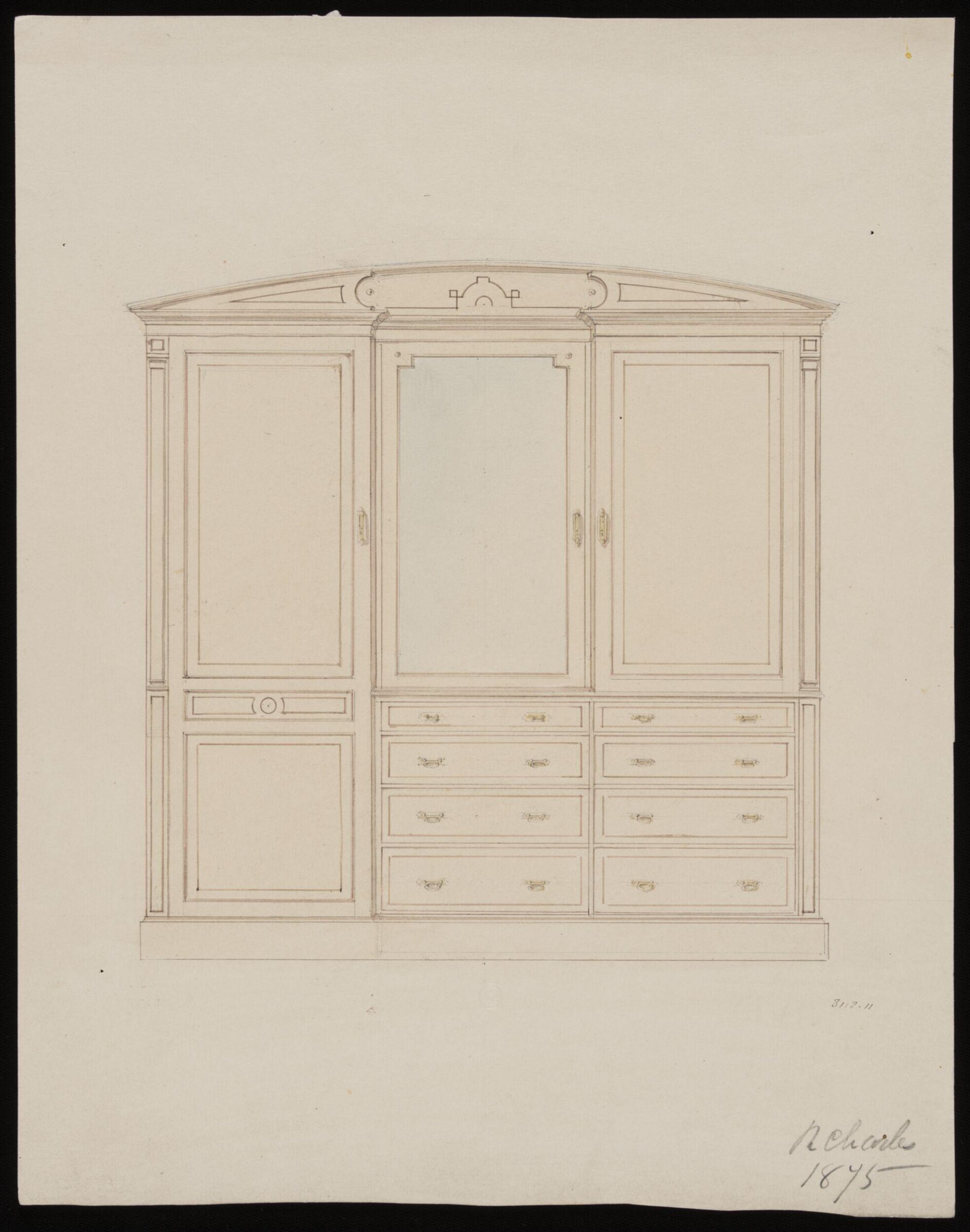Drawing, R. Charles, 1868-1876