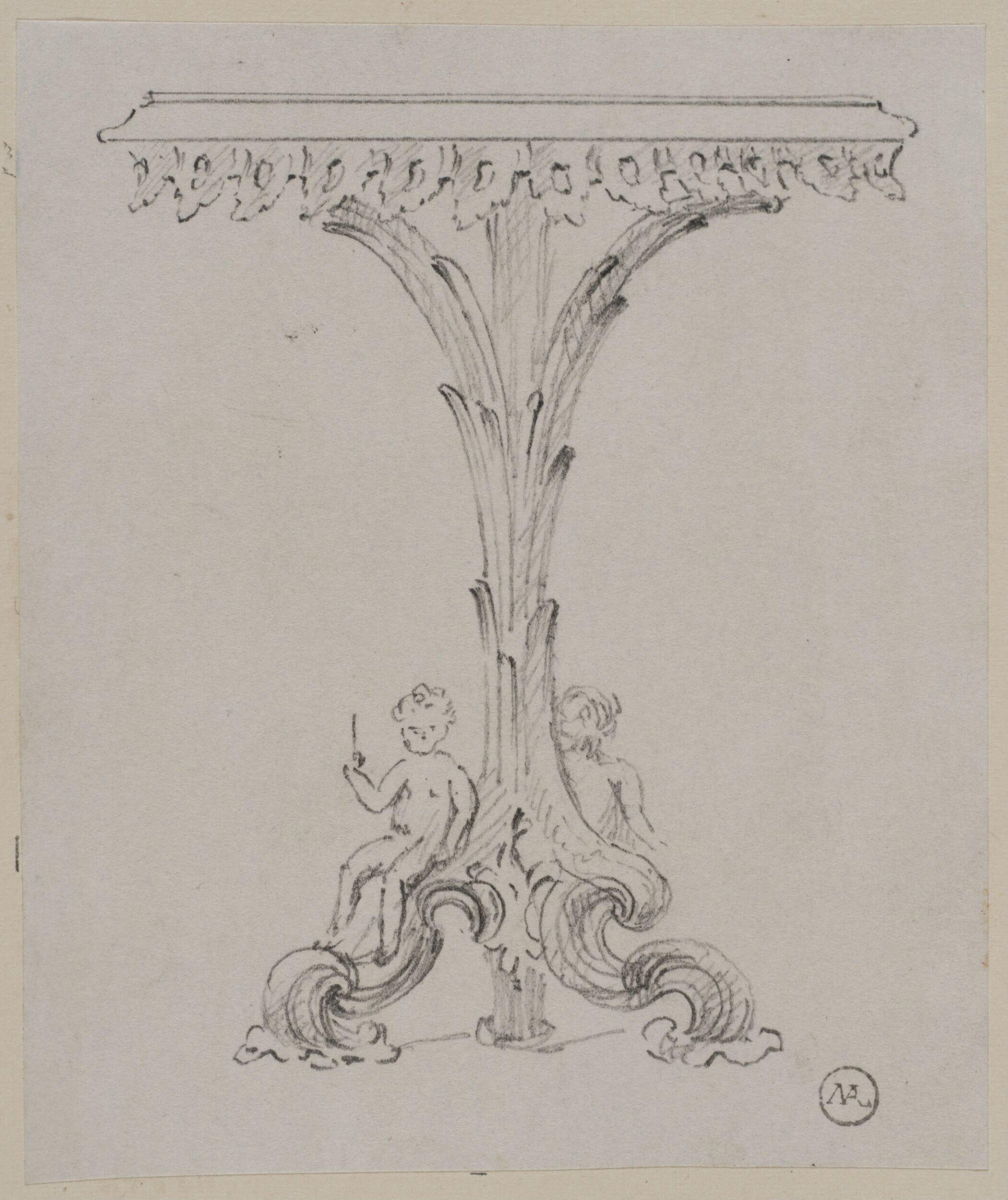 Designs for furniture and wall decoration, James Crabb, ca. mid 19th century