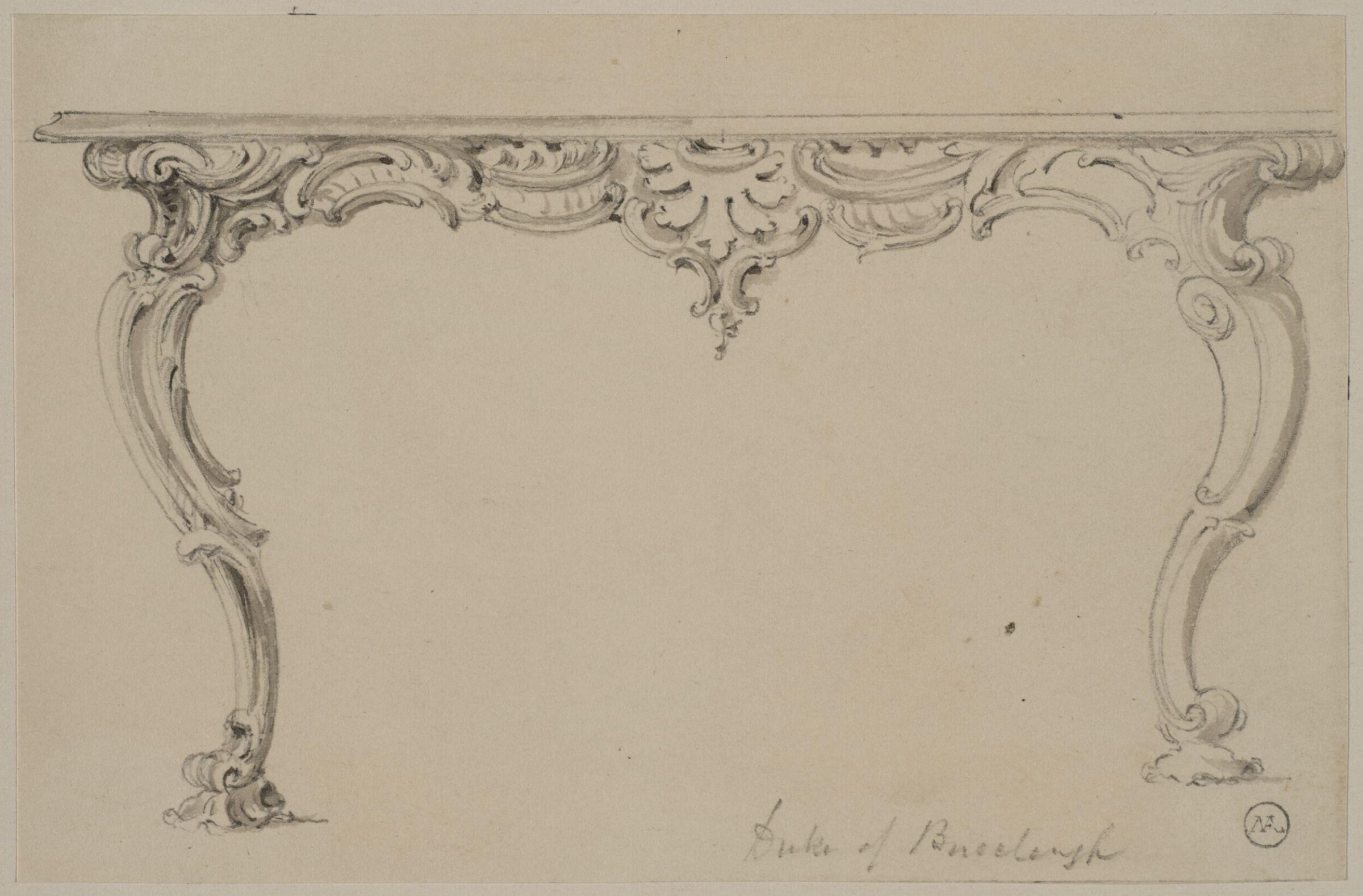 Designs for furniture and wall decoration, James Crabb, ca. mid 19th century