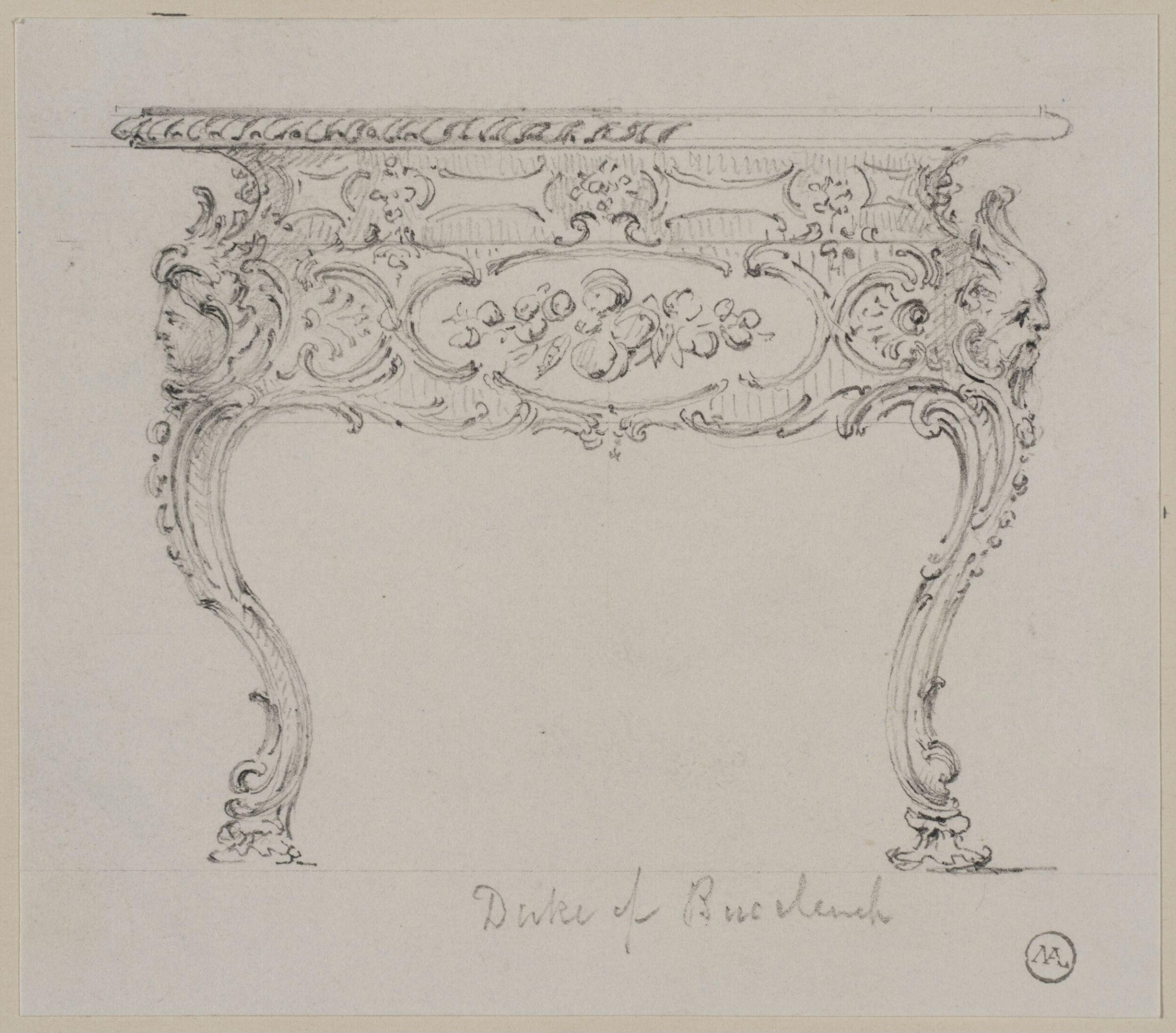 Designs for furniture and wall decoration, James Crabb, ca. mid 19th century