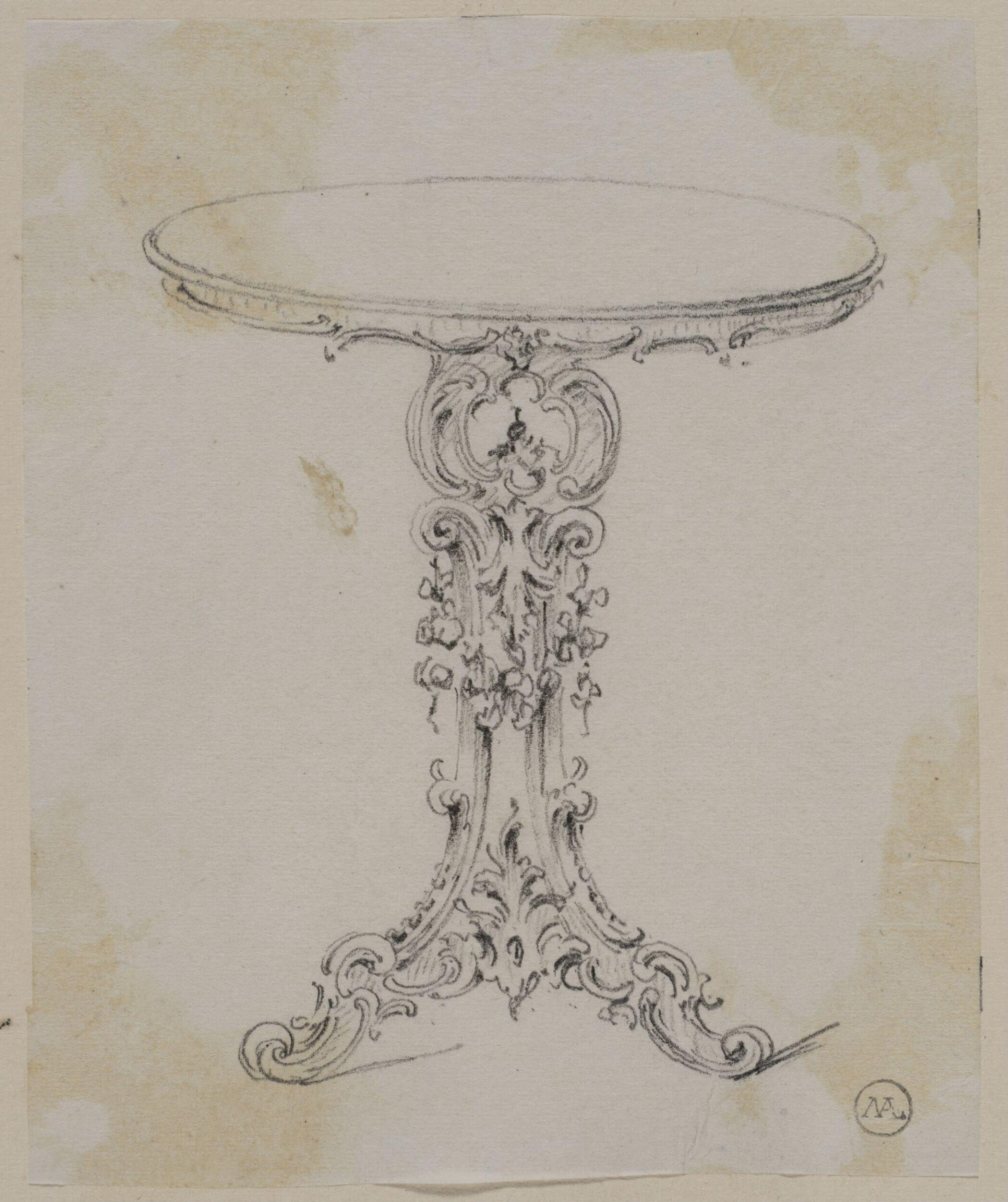 Designs for furniture and wall decoration, James Crabb, ca. mid 19th century