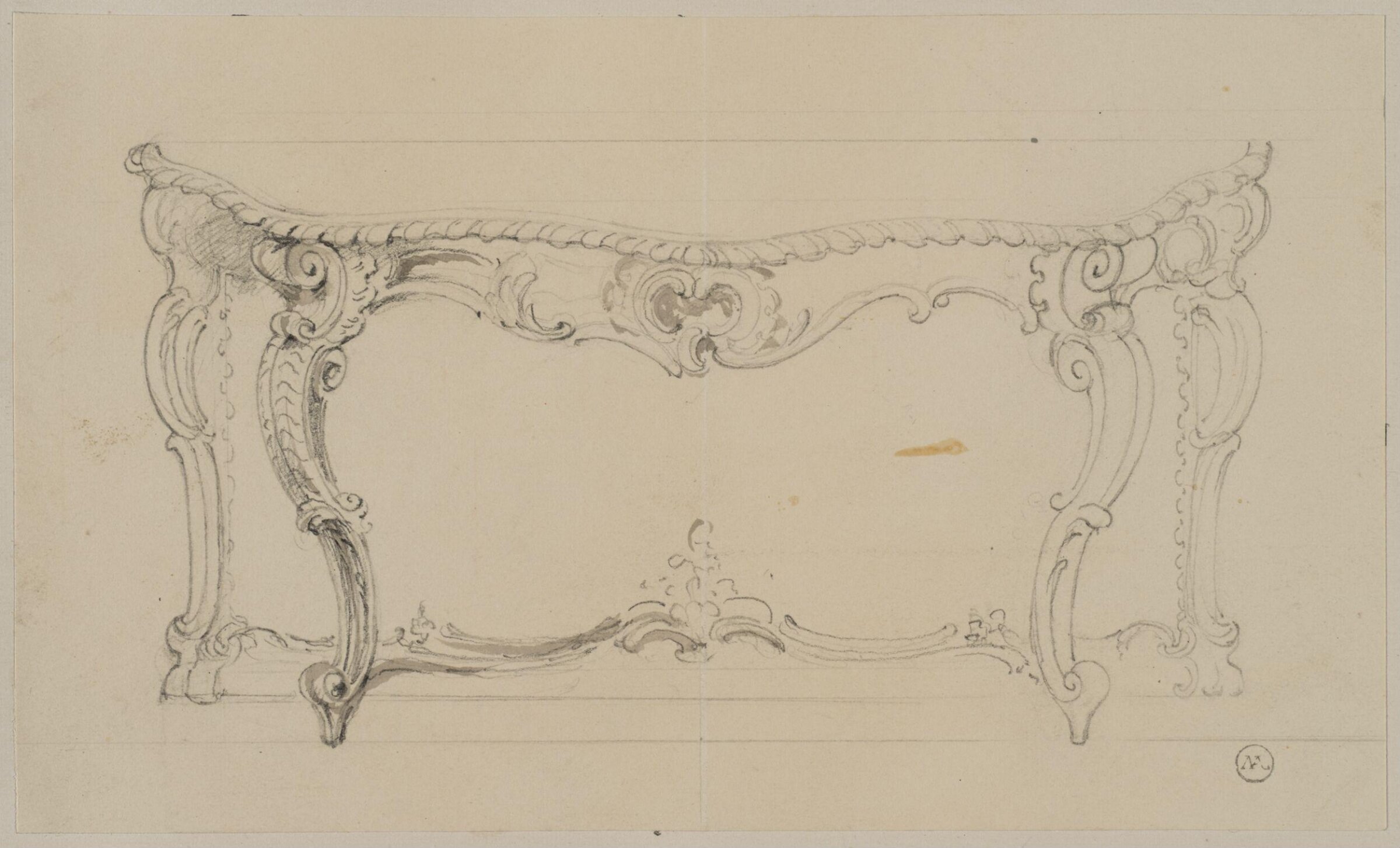 Designs for furniture and wall decoration, James Crabb, ca. mid 19th century