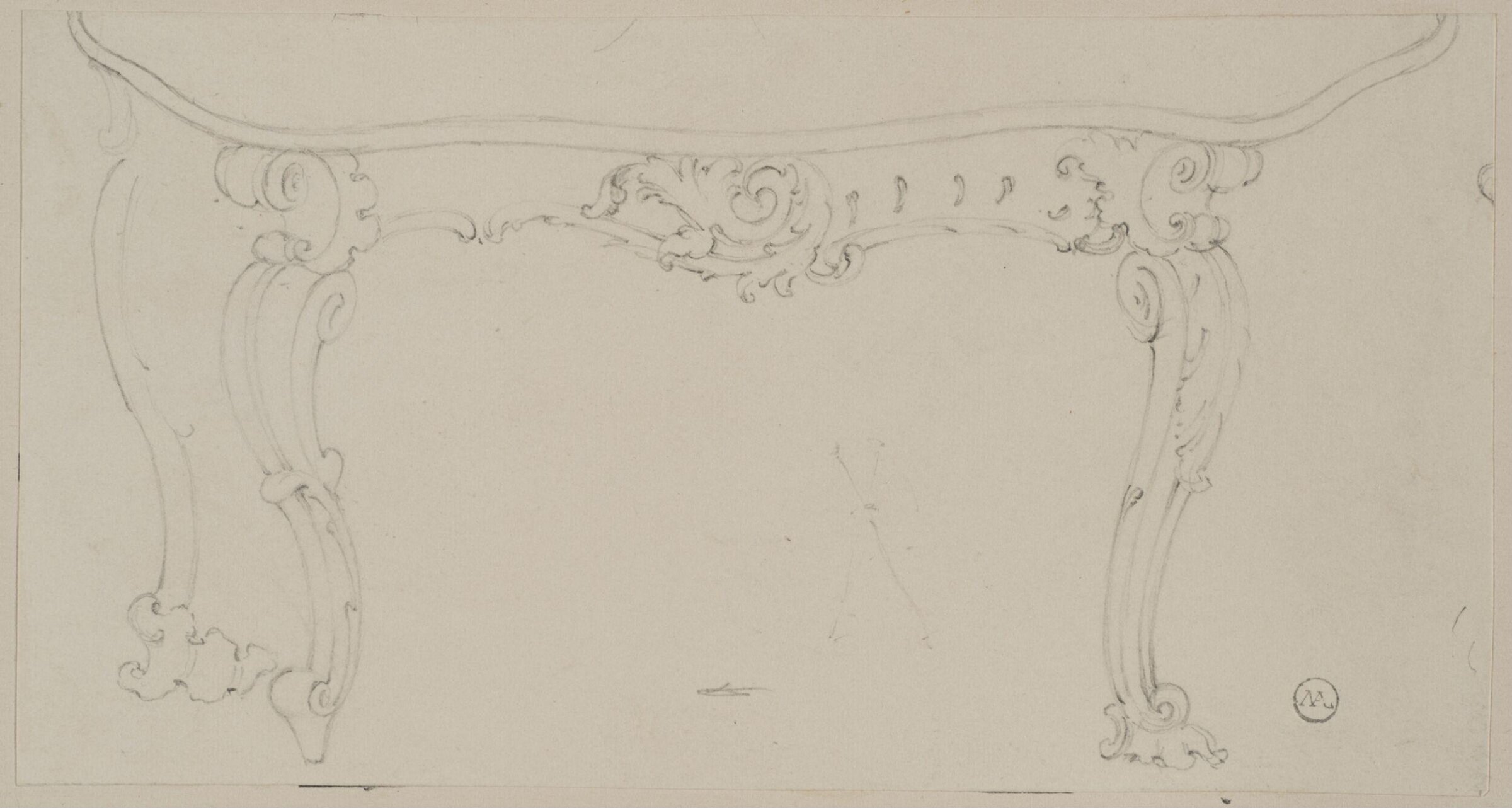 Designs for furniture and wall decoration, James Crabb, ca. mid 19th century