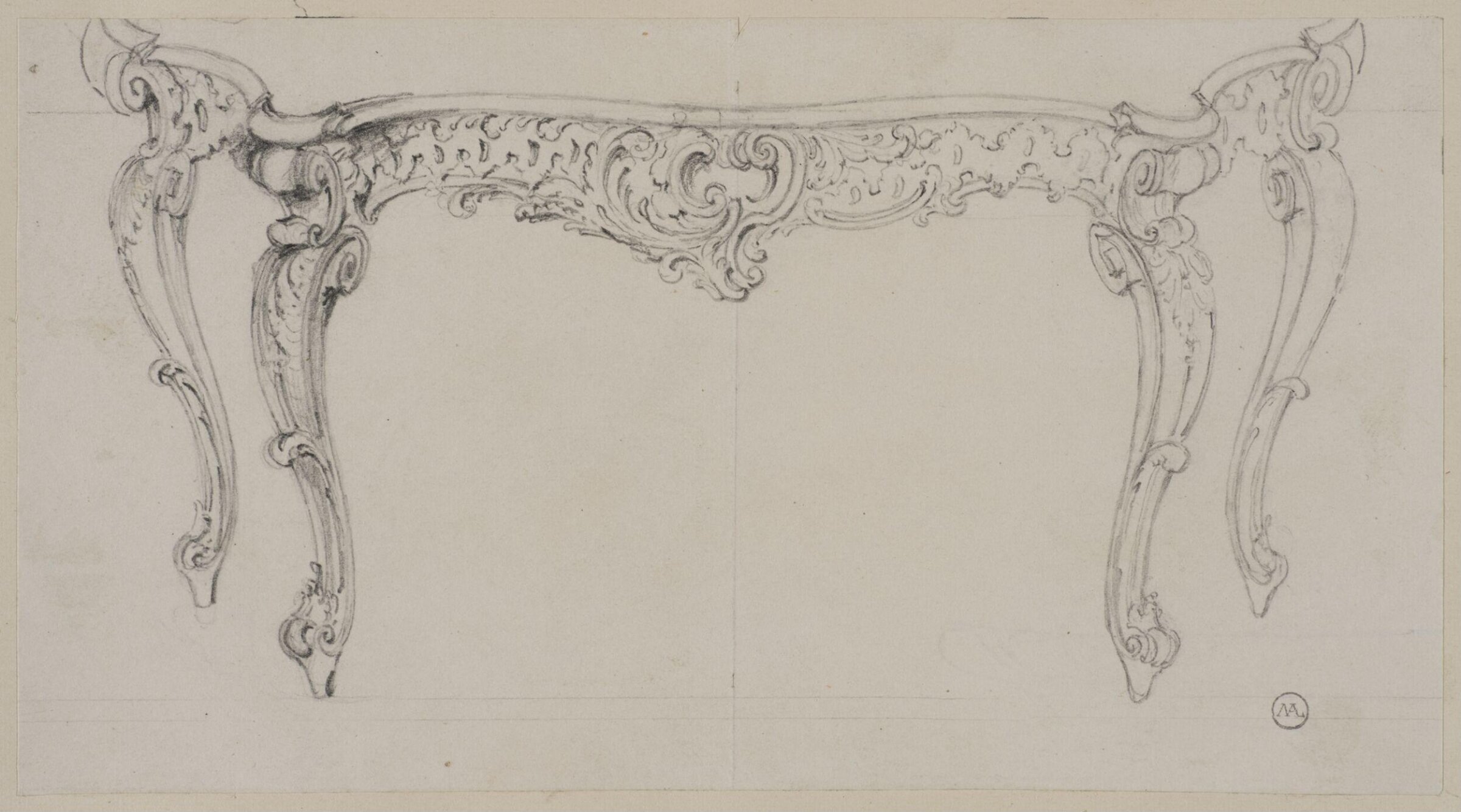 Designs for furniture and wall decoration, James Crabb, ca. mid 19th century
