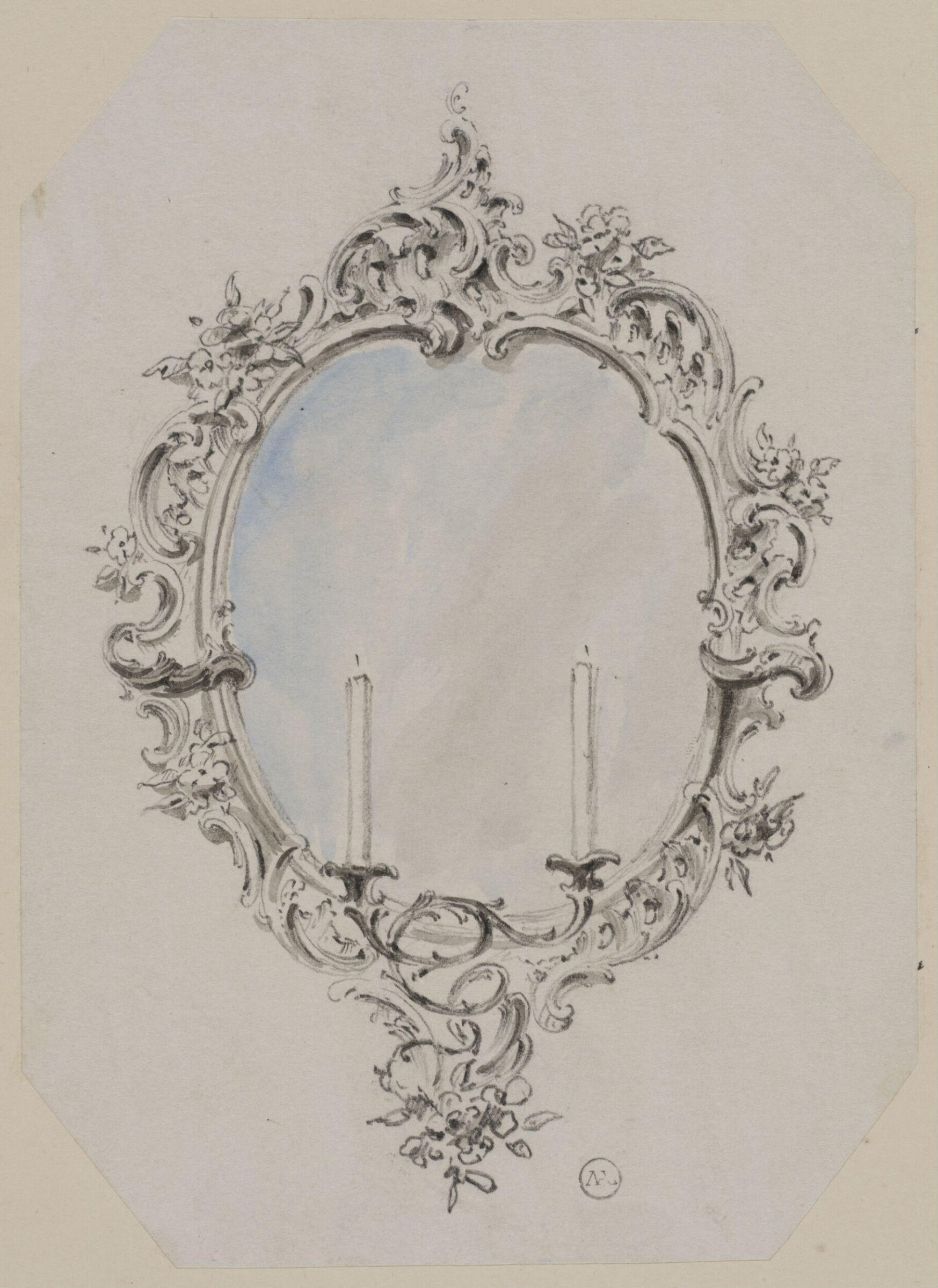 Designs for furniture and wall decoration, James Crabb, ca. mid 19th century
