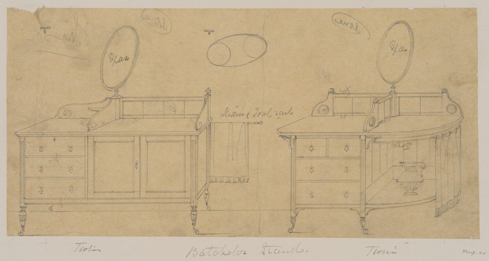 Drawing, R. Charles, 1868-1876