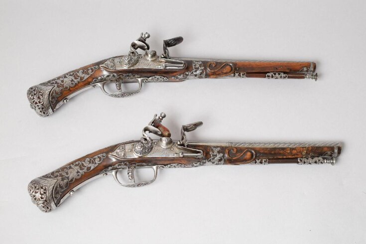 Pair of Flintlock Pistols top image