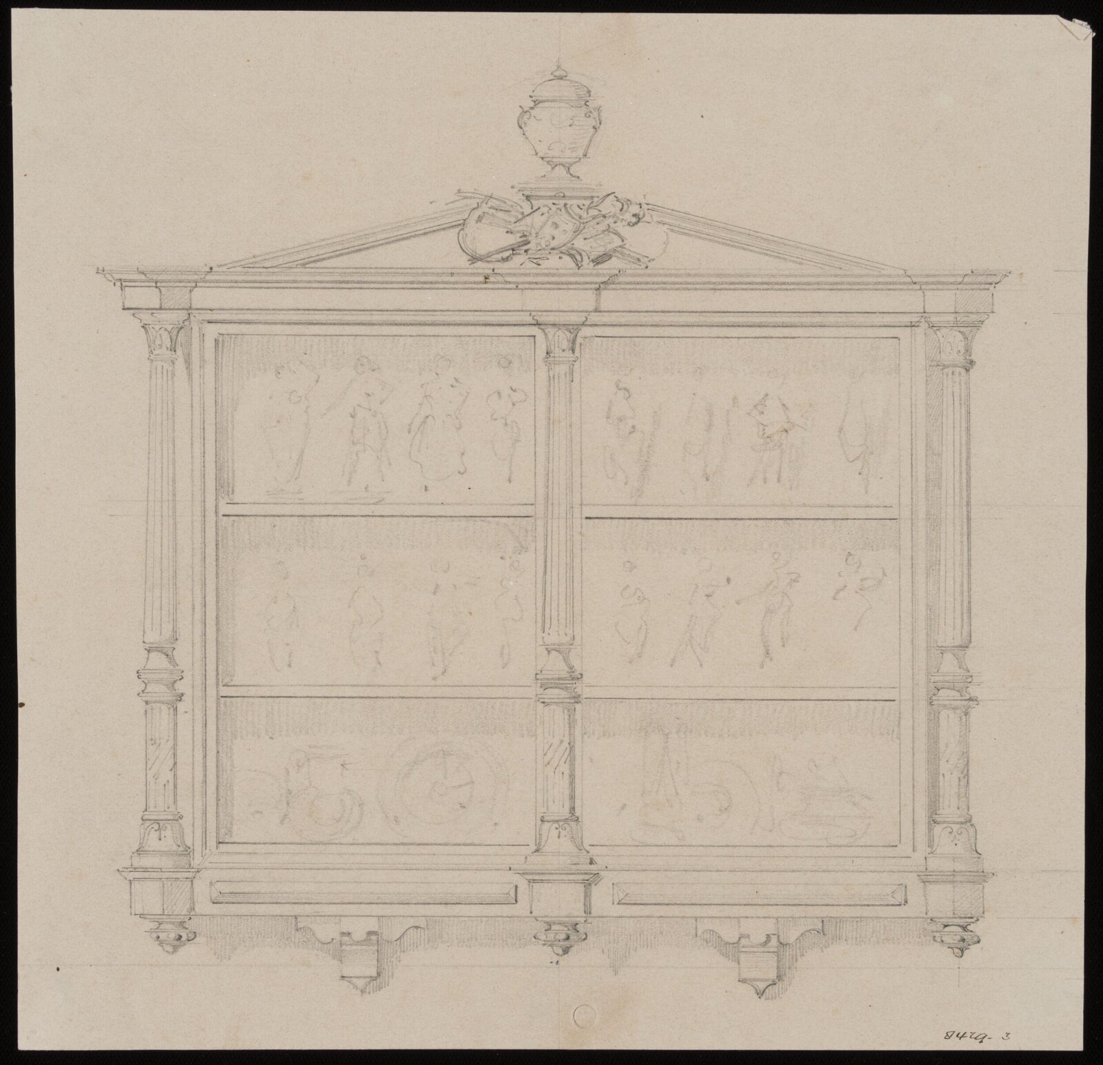 Drawing, Eugene Vittoz, c. 1838-1870