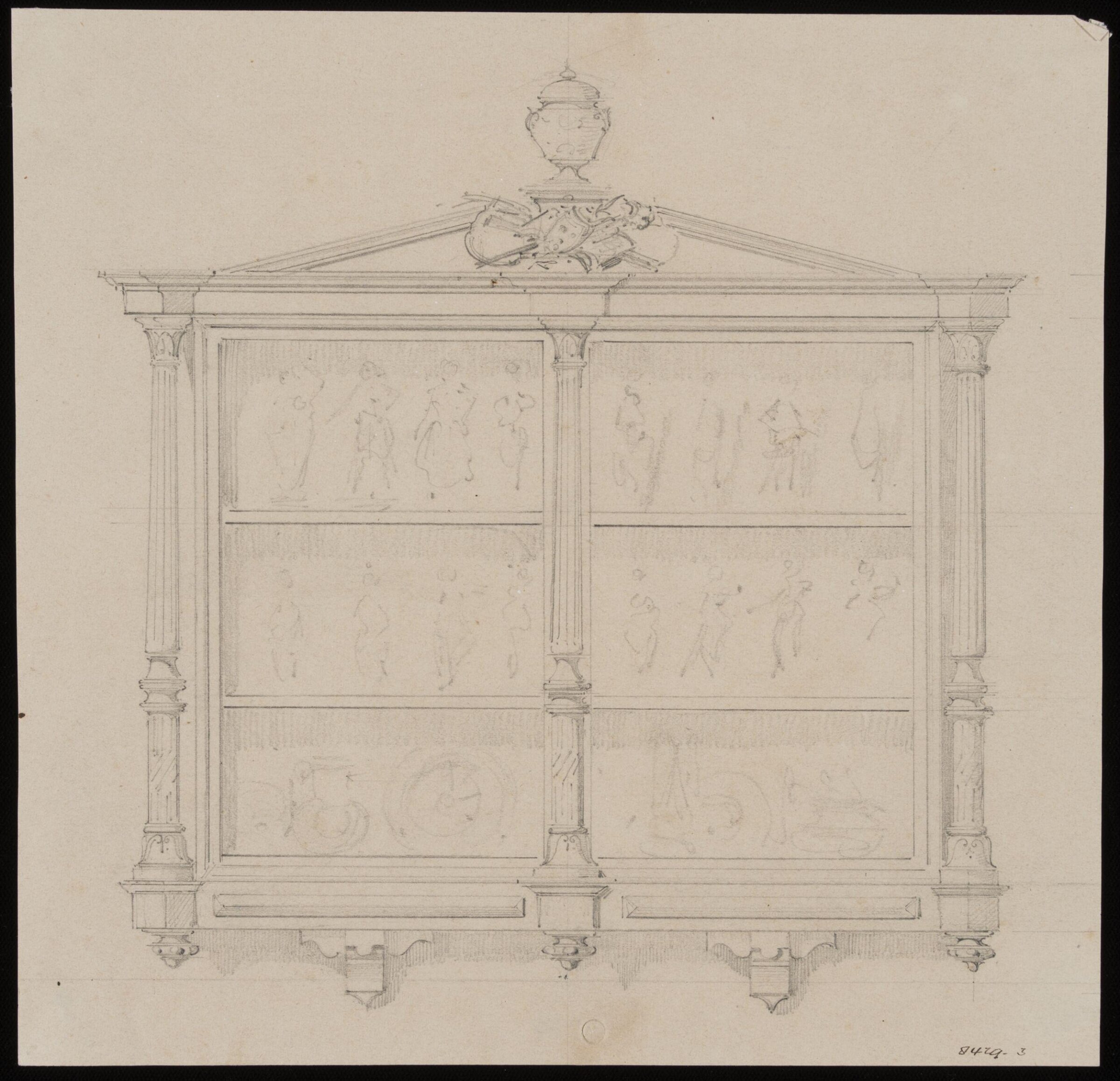 Drawing, Eugene Vittoz, c. 1838-1870