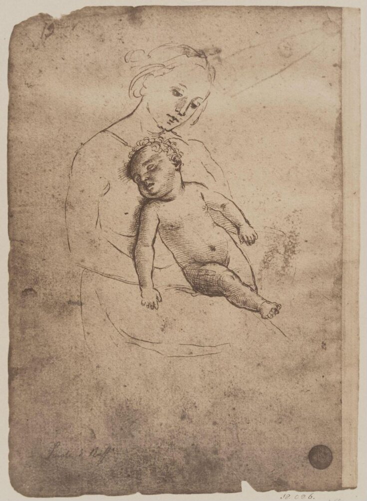 Study for Virgin and Child image