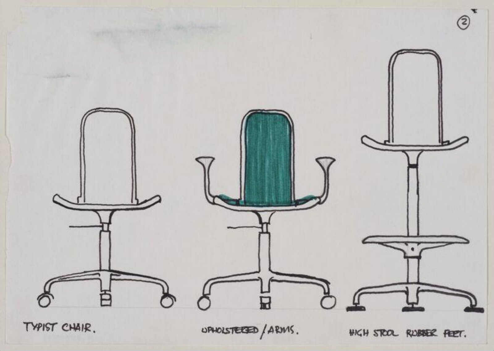 Prototypes for Hille International, Fred Scott, 1976-1980