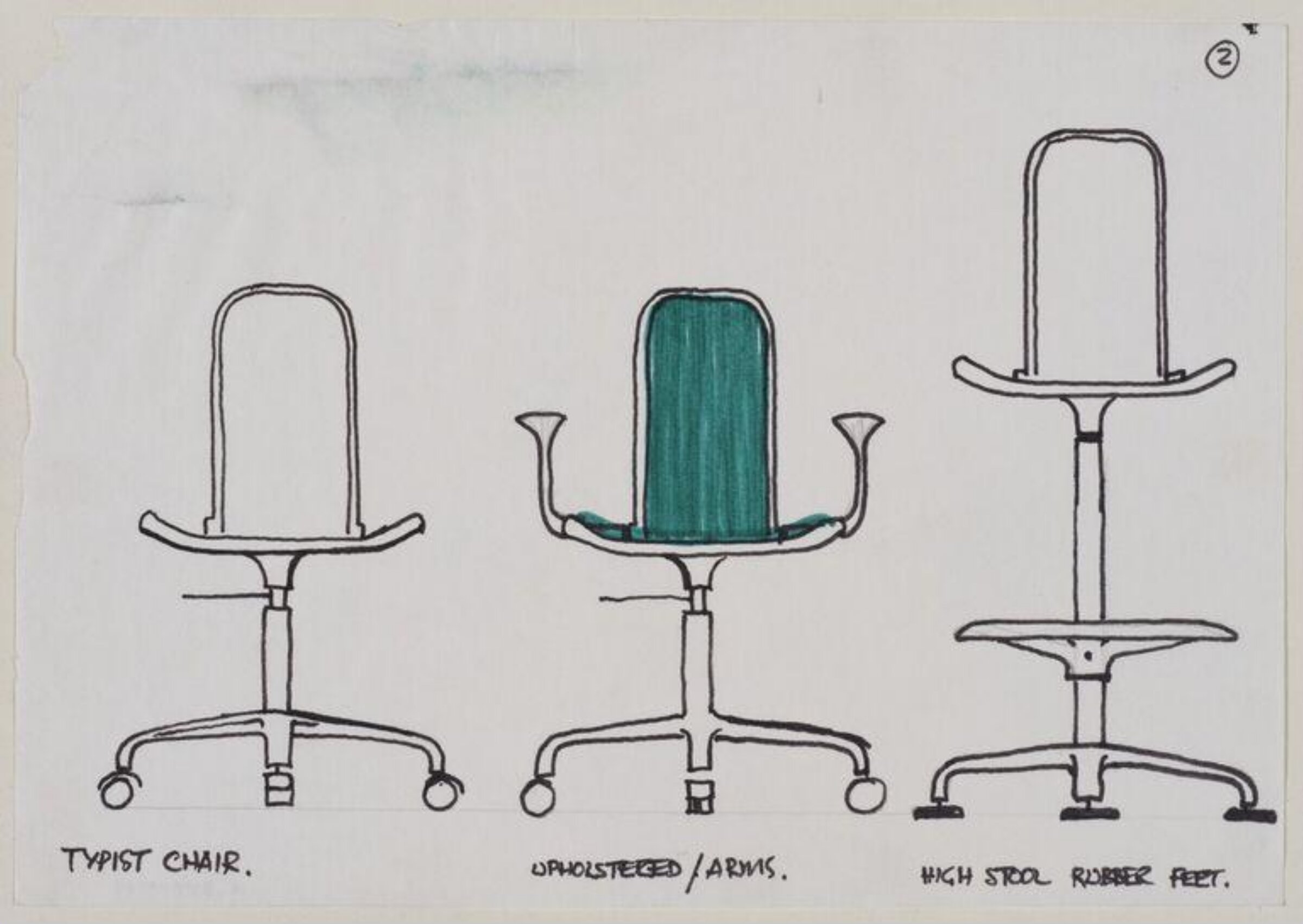 Prototypes for Hille International, Fred Scott, 1976-1980