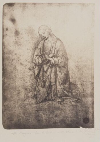 Study for the Virgin adoring the Infant Saviour