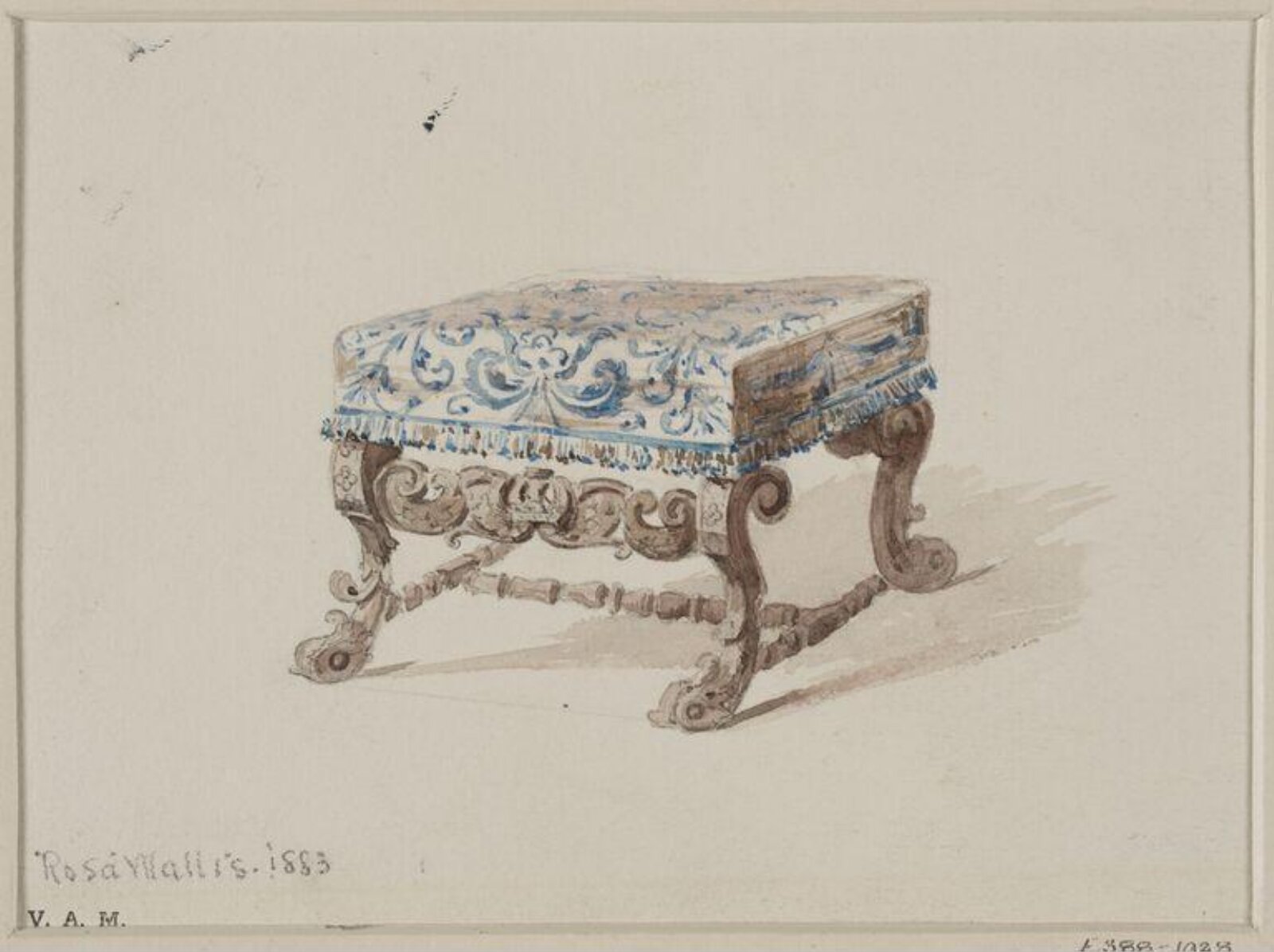 Drawing, Rosa Wallis, 1883